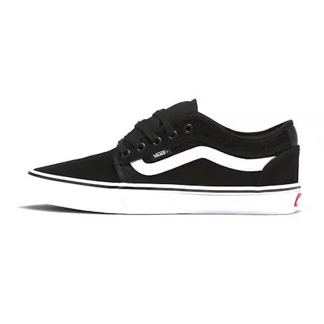 TÊNIS SKATE CHUKKA LOW SIDESTRIPE BLACK WHITE