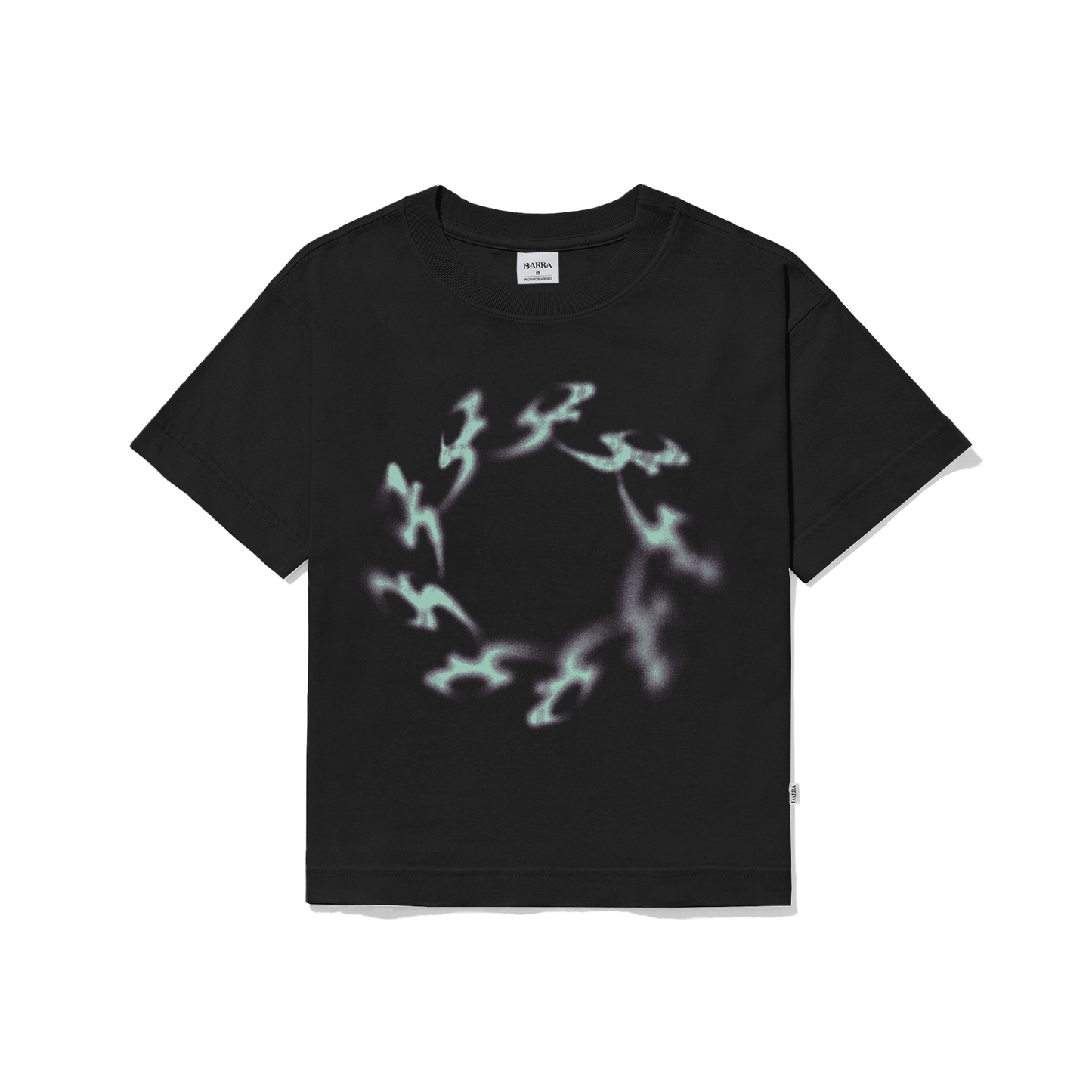 Baby Tee B Tribal Espectro Preta