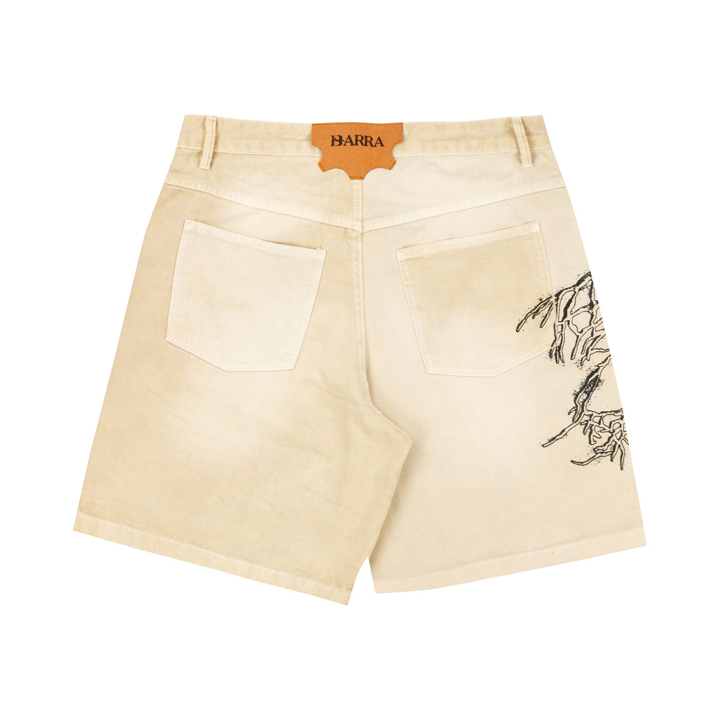 Bermuda Jeans Raizes Bege