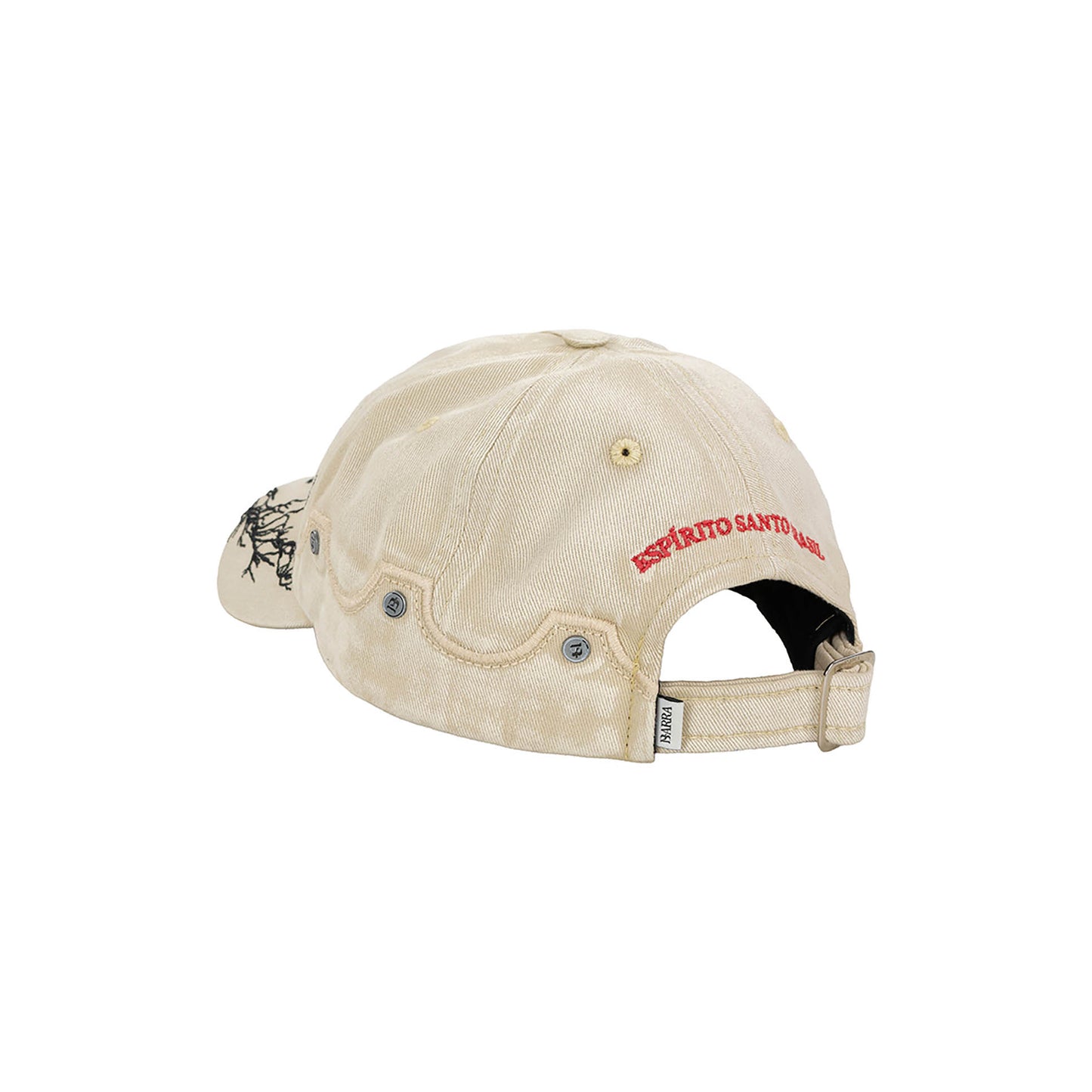 Bone Dad Hat Raizes Lavado Bege