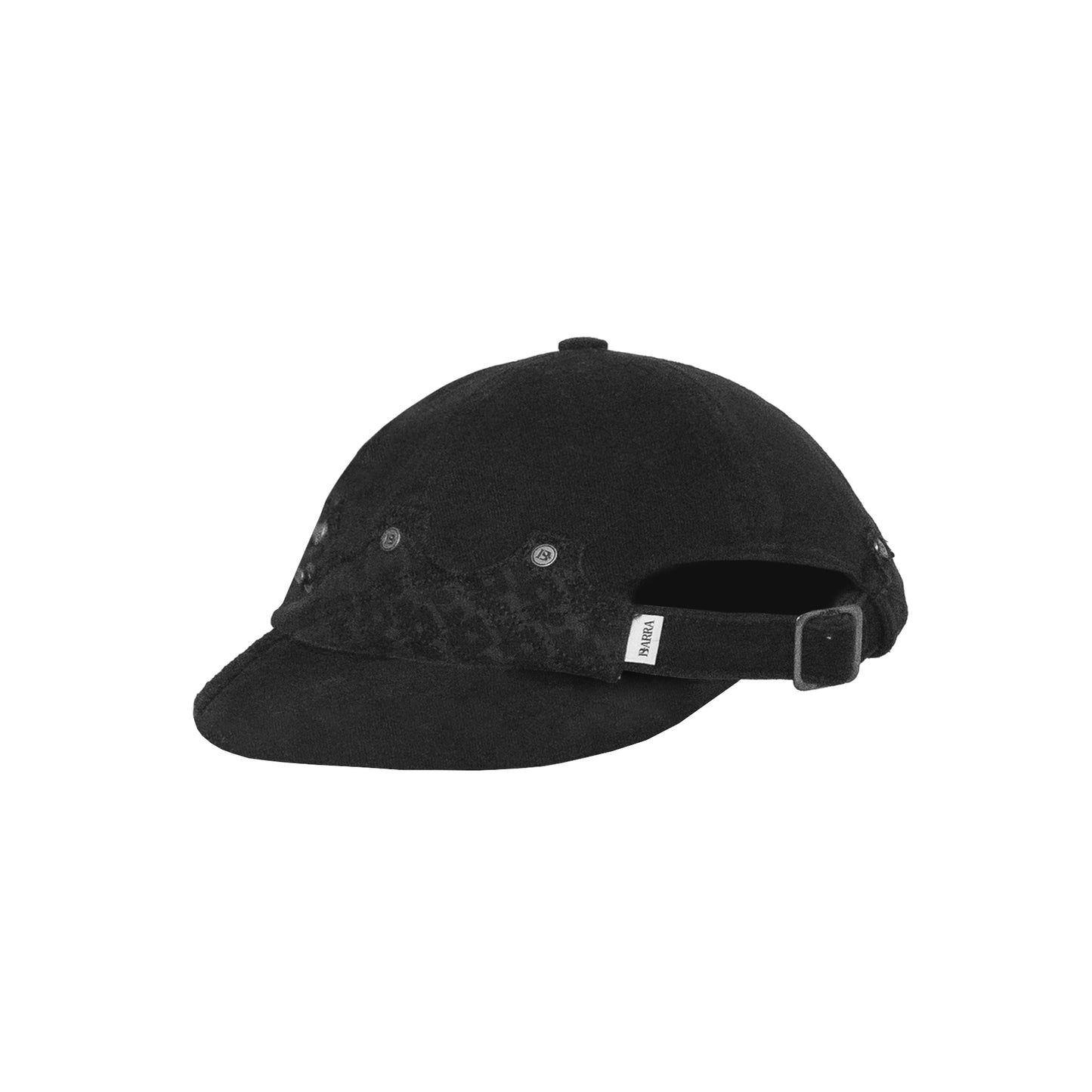 Bone Six Panel Pattern B Garca Preto