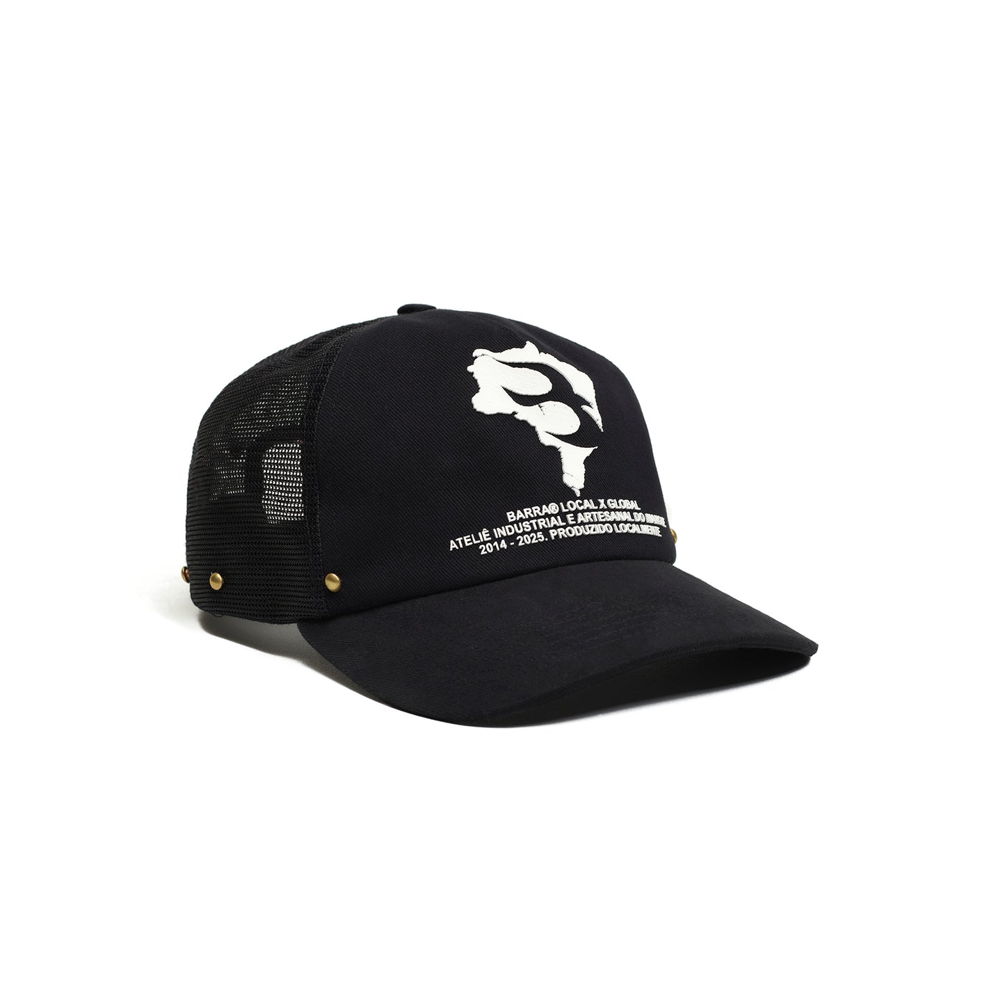 Bone Trucker Brasil Estencil Preto