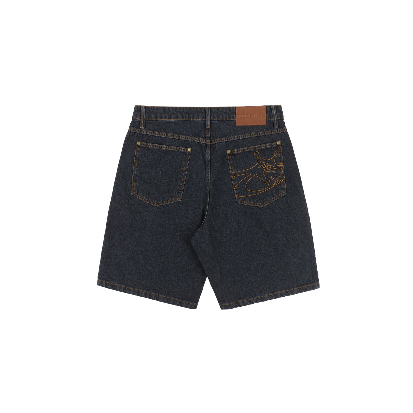 Blackzone Denim Shorts In Black