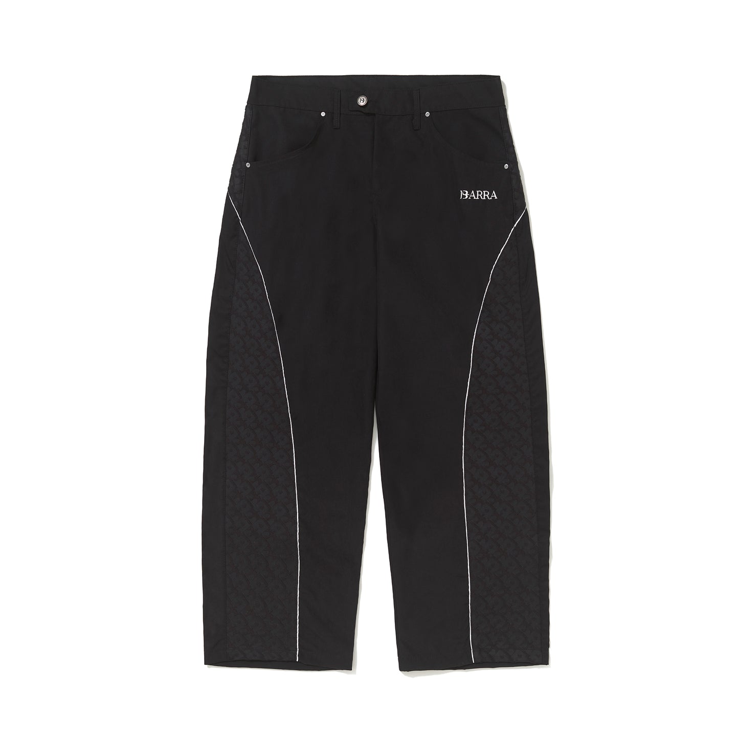 Calca Pattern B Jacquard Preta