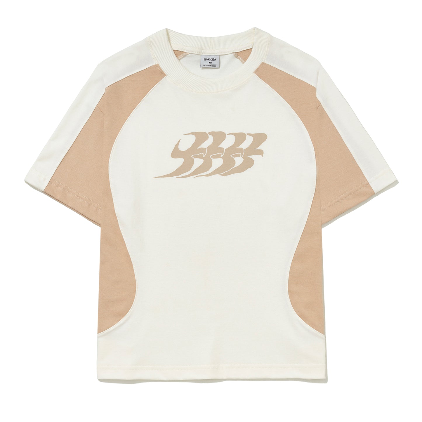 Camiseta B Garca Recortada Off White