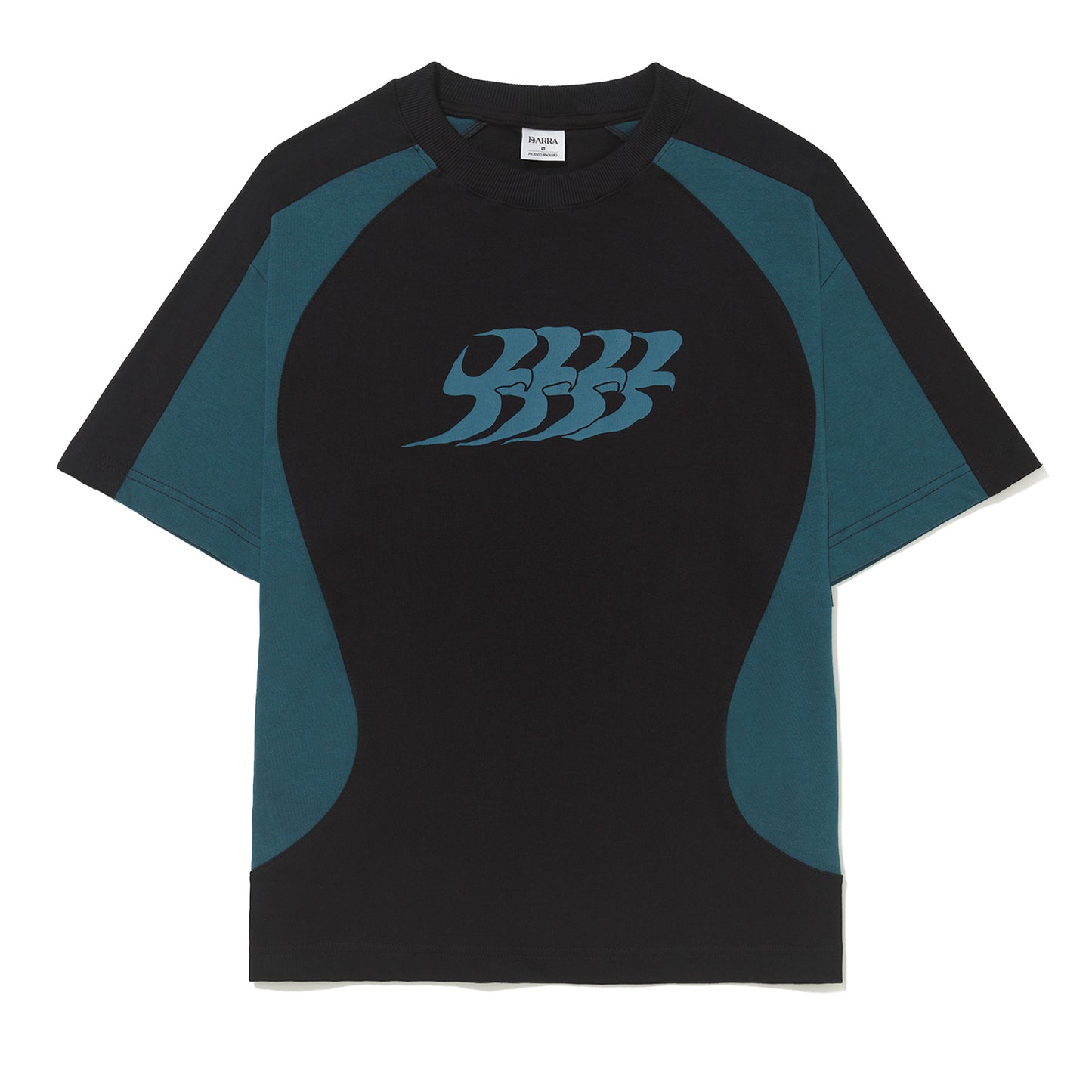 Camiseta B Garca Recortada Preta