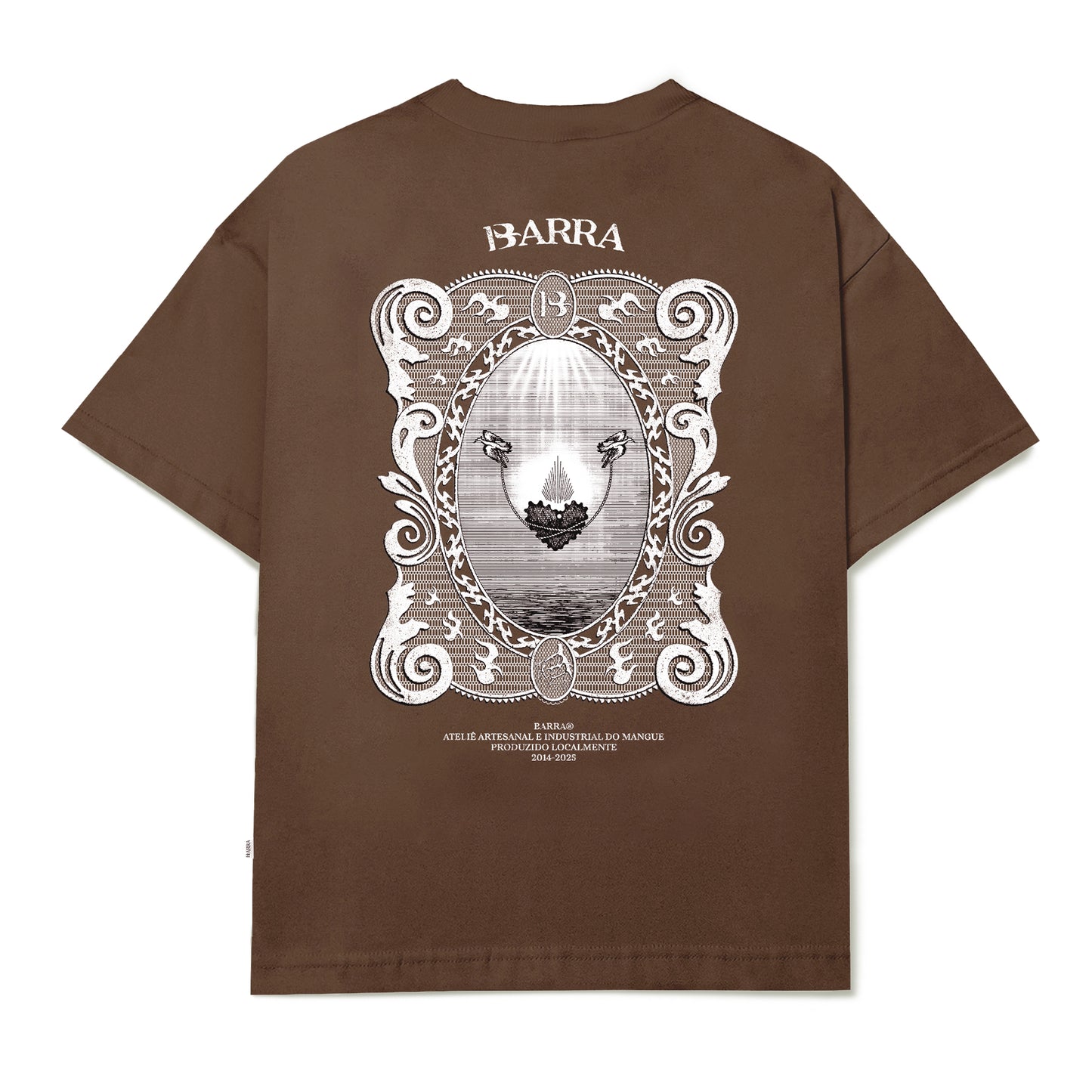 Camiseta Barra Atelie Marrom