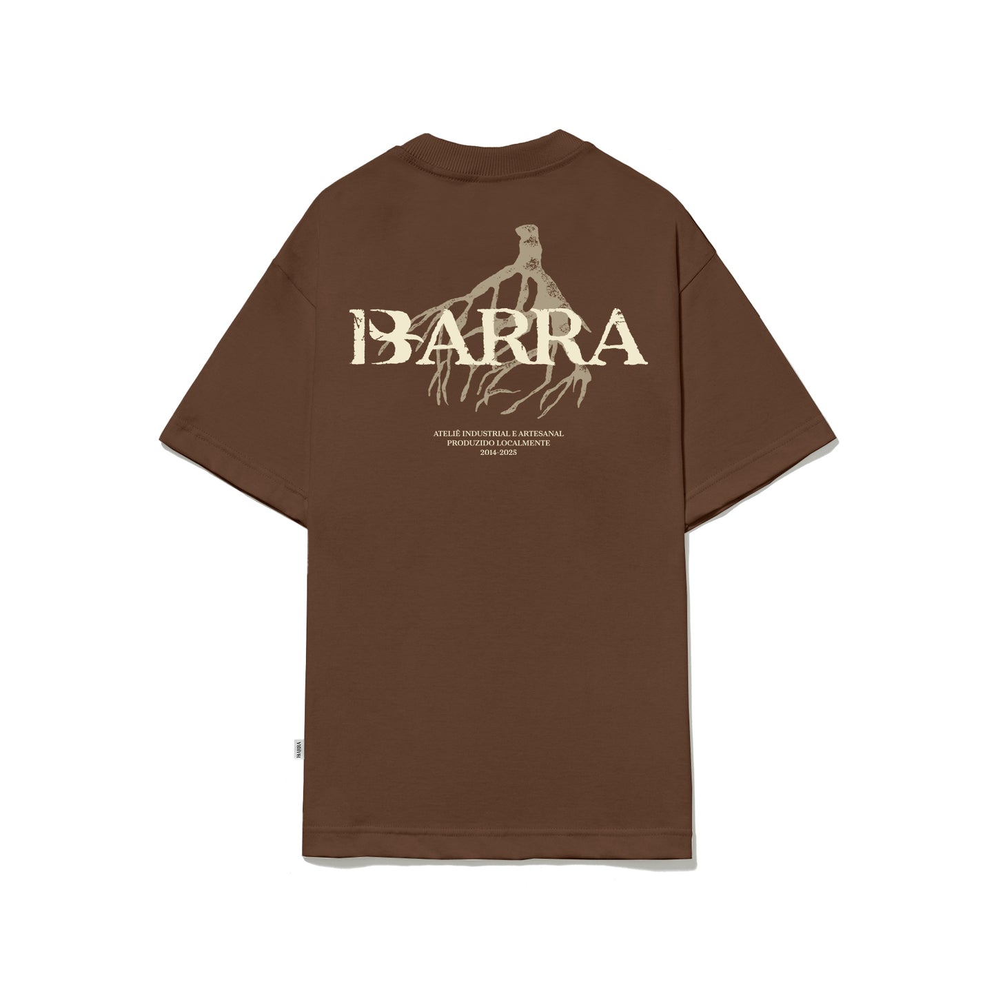Camiseta Barra Raizes Institucional Marrom
