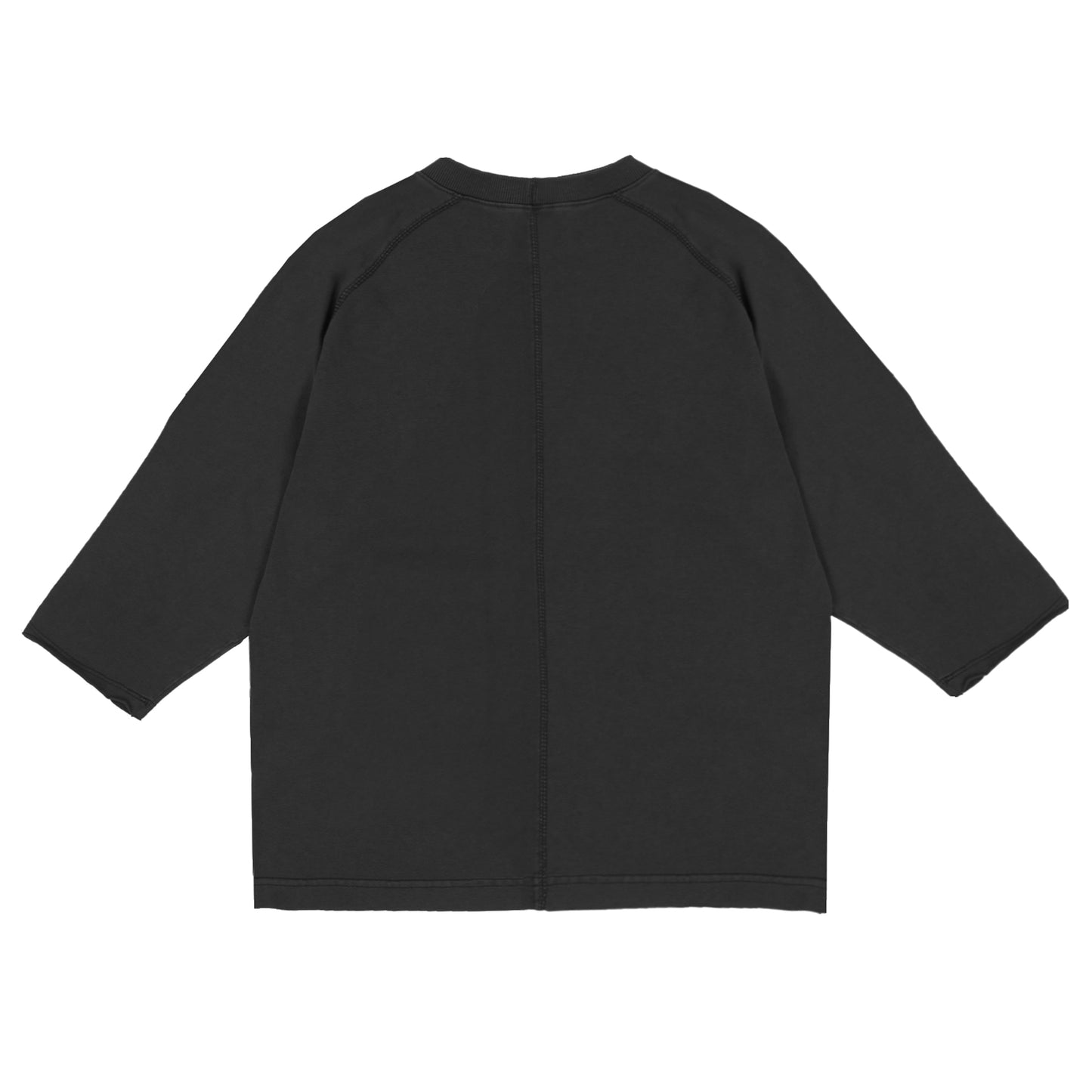 Camisa Raglan 3/4 Estonada Preta
