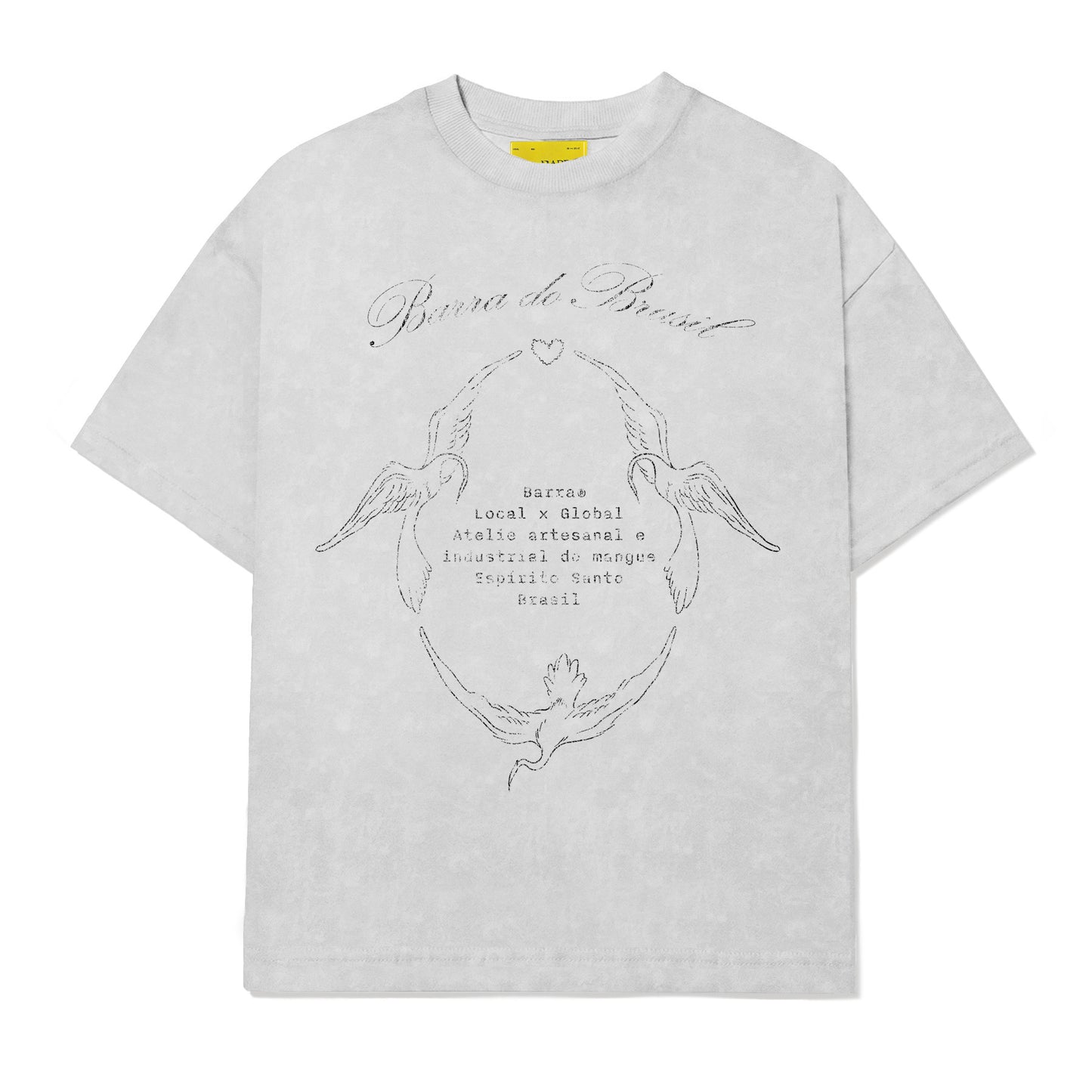 Camiseta Arco Marmorizada Cinza