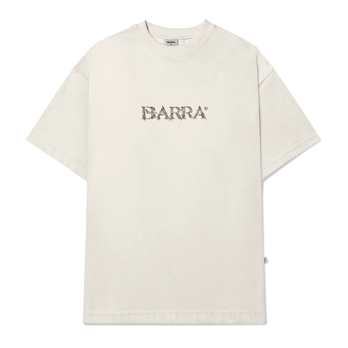 Camisa Barra Logo Raizes Off White