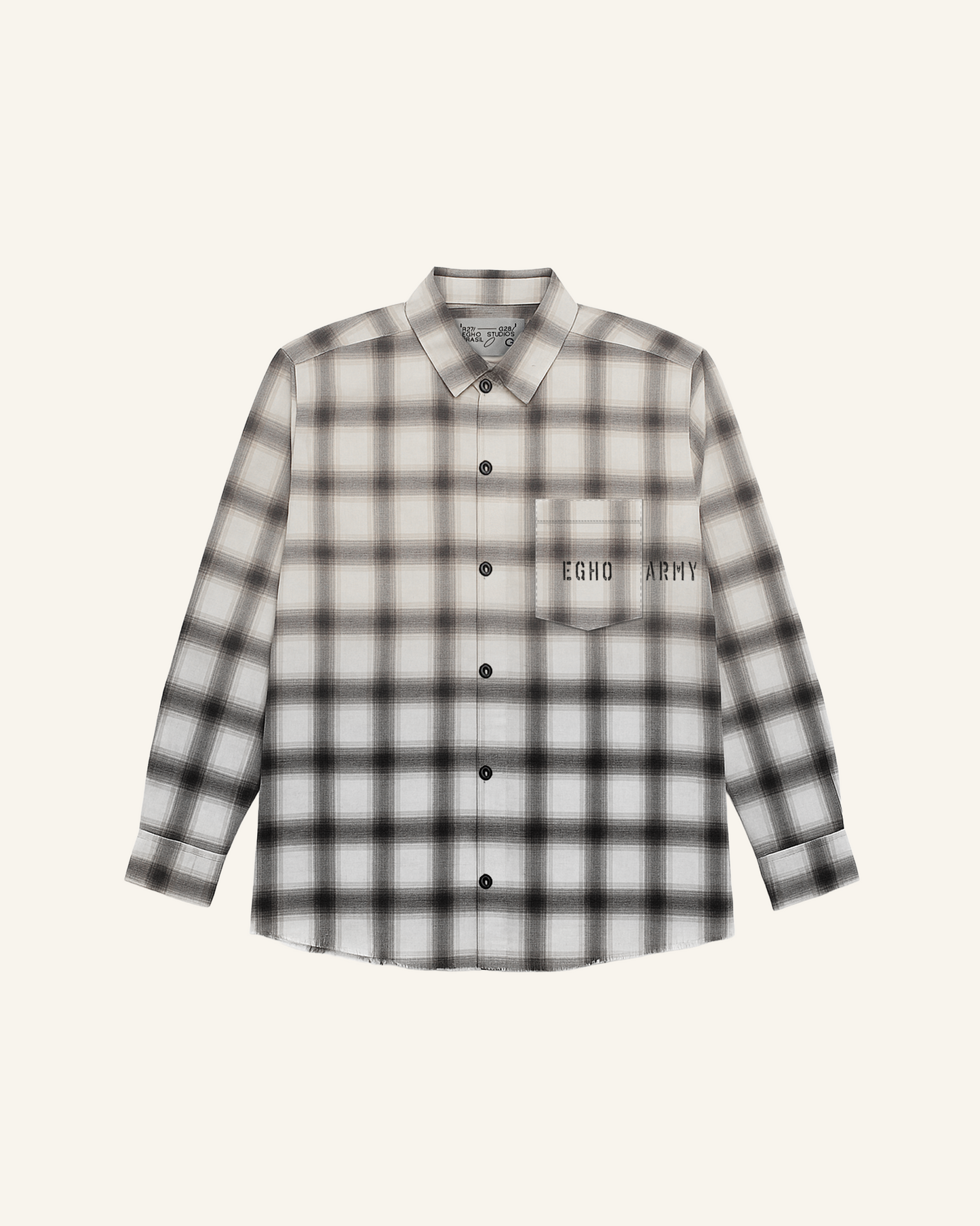 UNF FLANNEL SHIRT CREAM