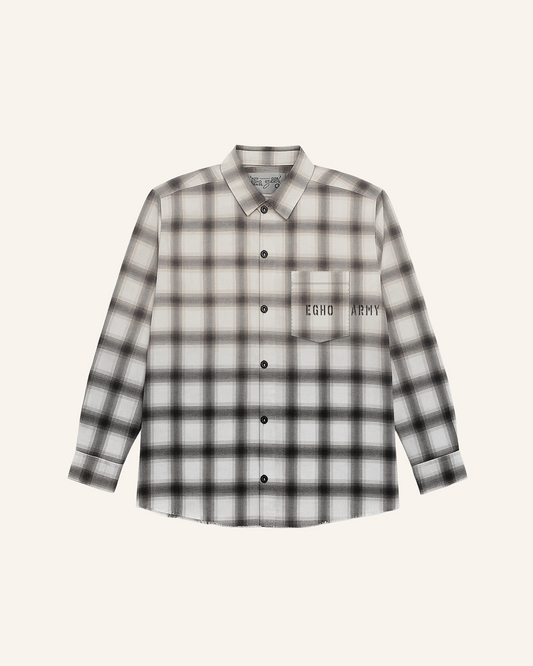 UNF FLANNEL SHIRT  CREAM