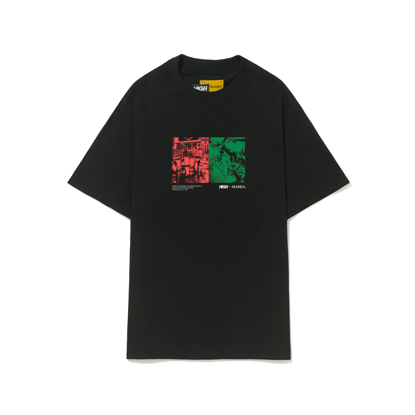 Camiseta Barra/High Atelie Preta