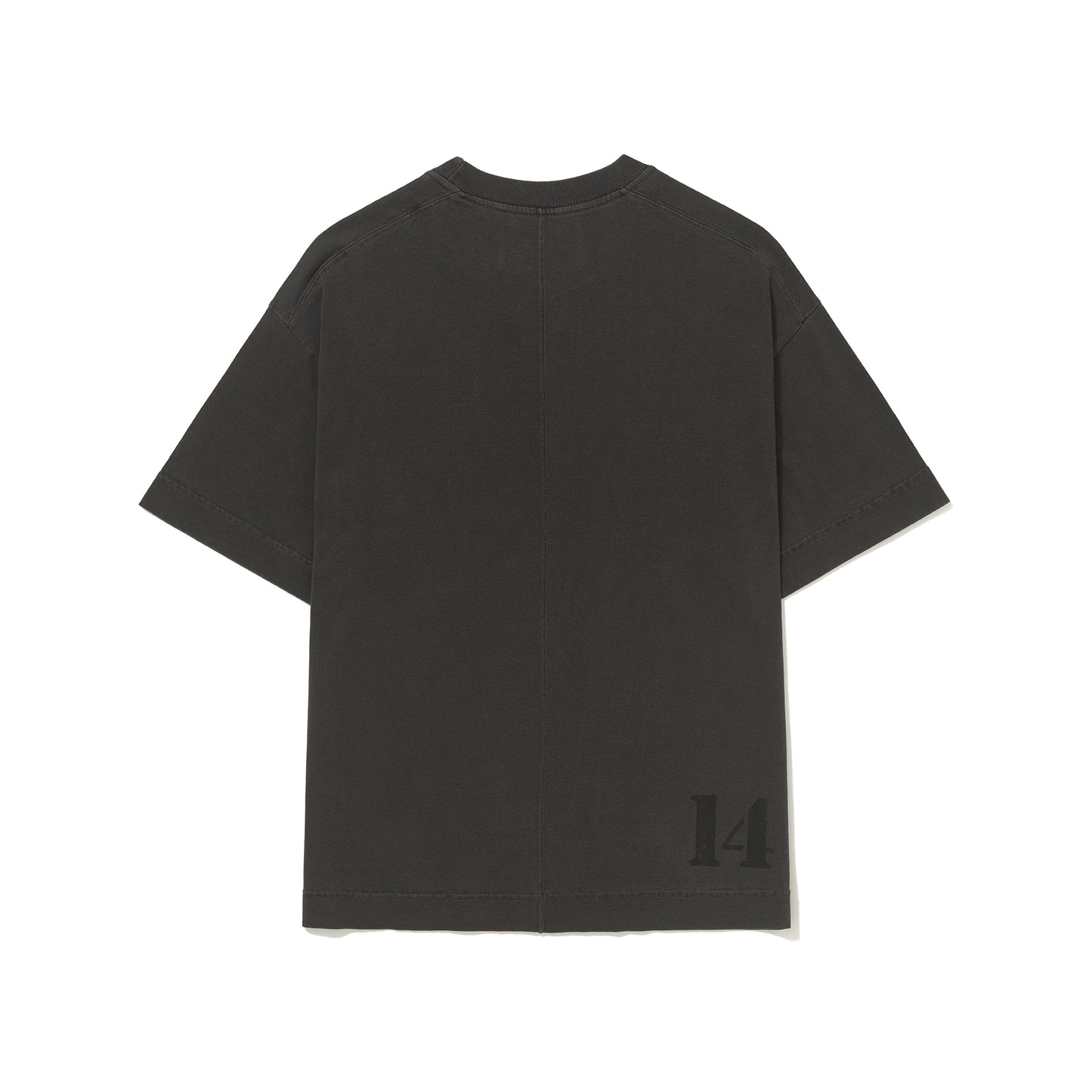 Camiseta Brasao Preta Estonada