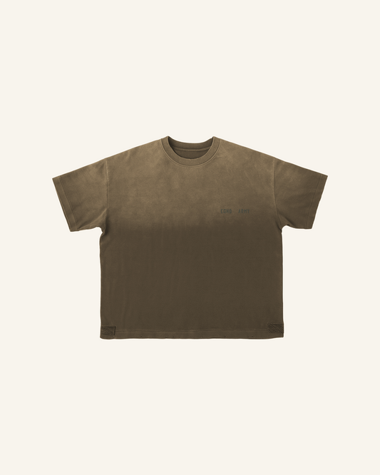 UNF  BOXY TEE  OLIVE GREEN