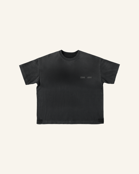 UNF  BOXY TEE  BLACK