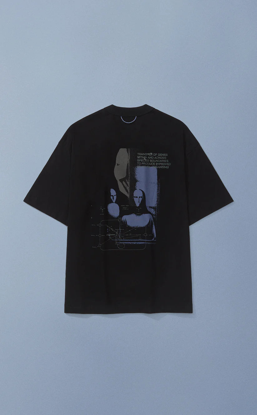 CAMISETA QC GENES BOXY PRETO