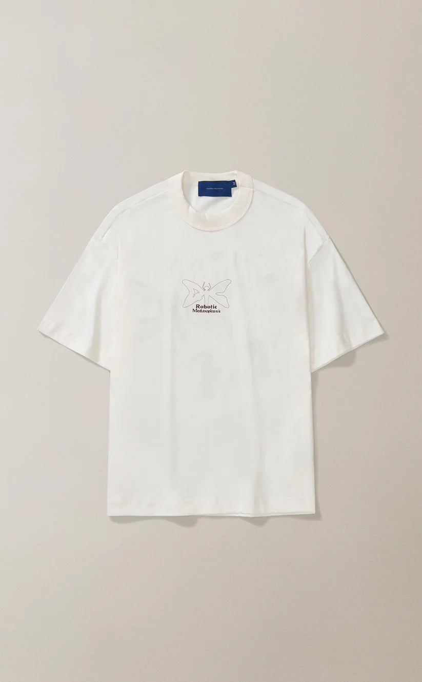 CAMISETA QC METAMORFOSE BOXY OFF WHITE