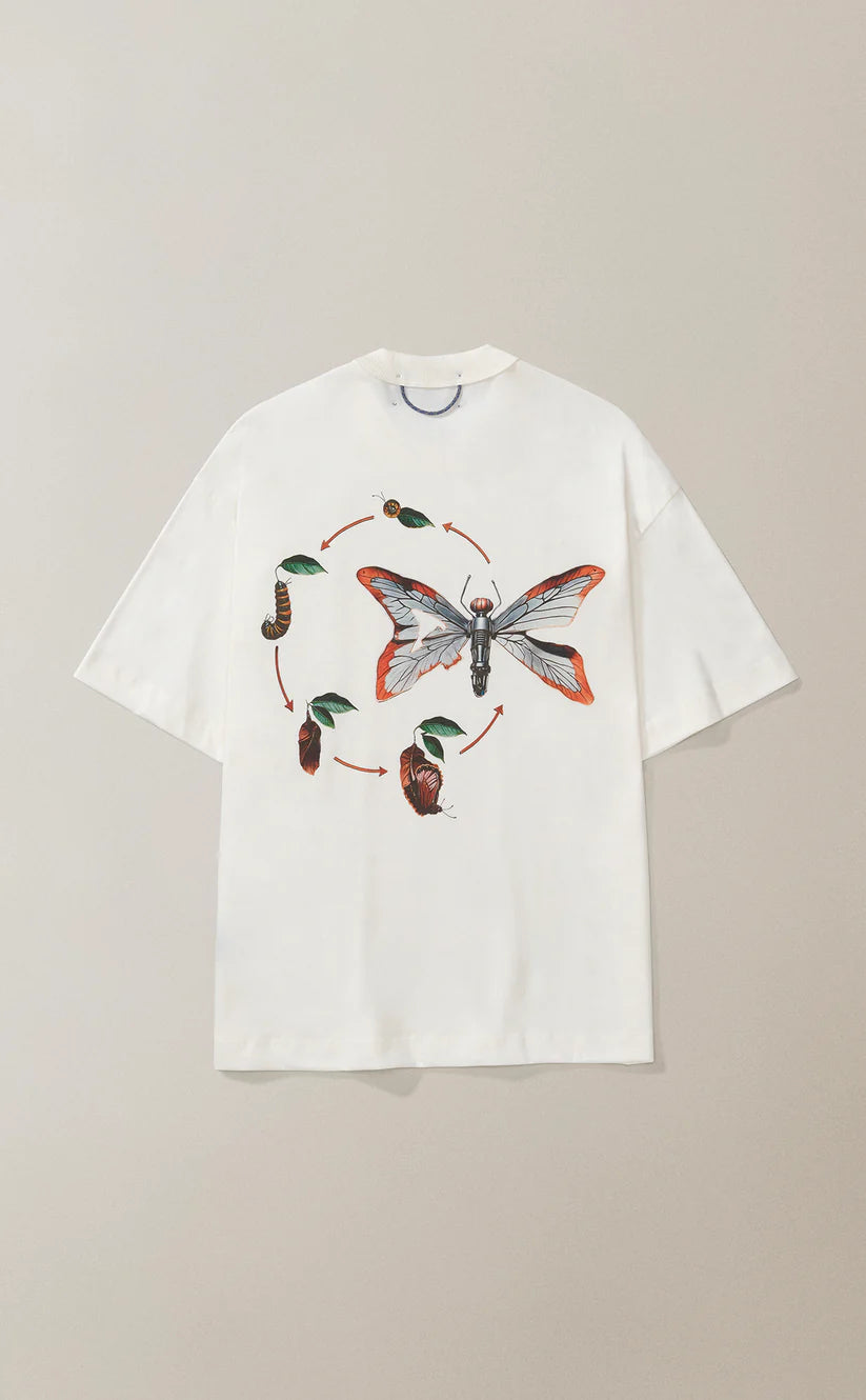 CAMISETA QC METAMORFOSE BOXY OFF WHITE