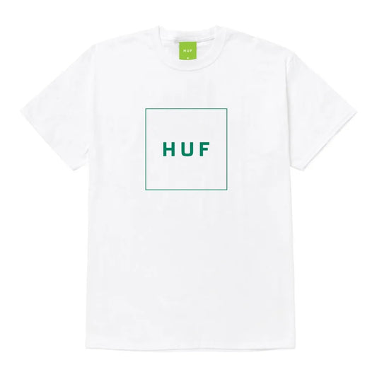 HUF Essentials Box Logo Tee White