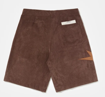 Corduroy Brown Shorts