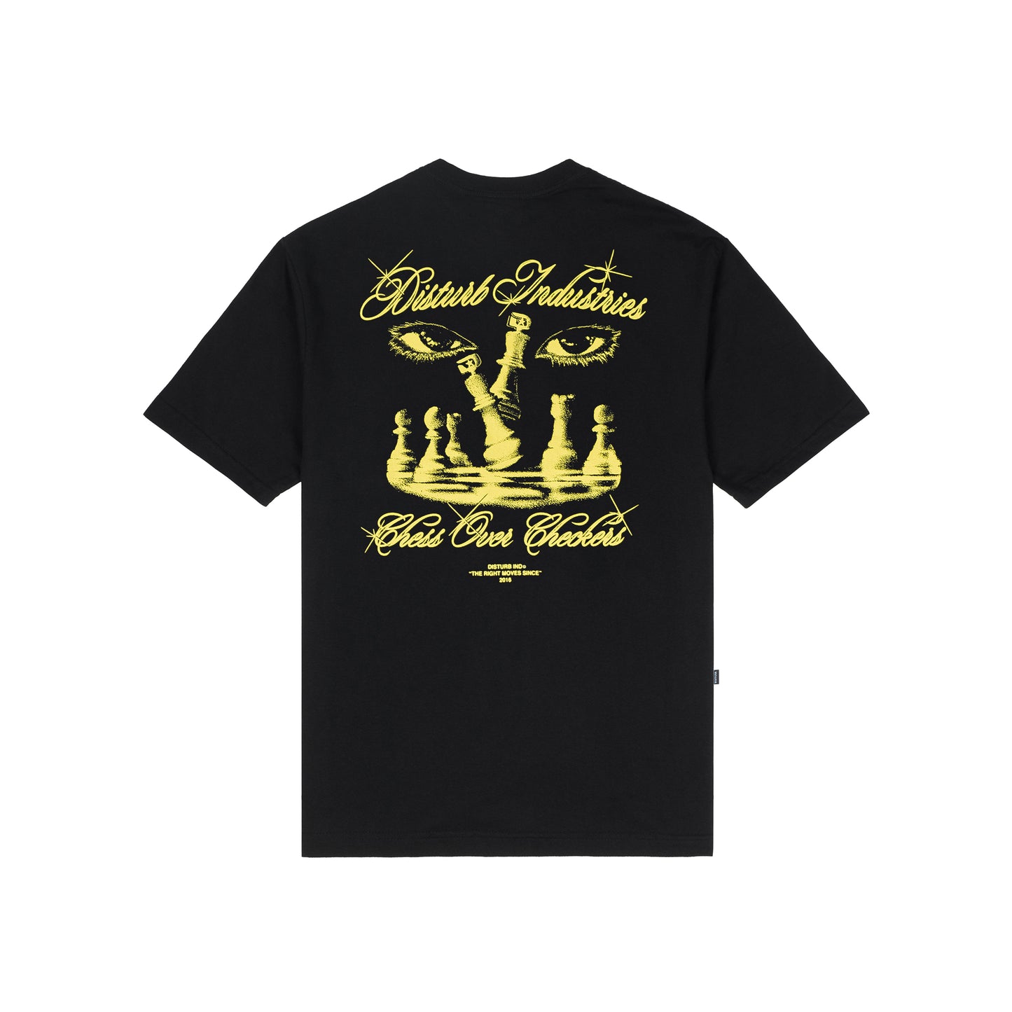 Chess Over Checkers TShirt In Black