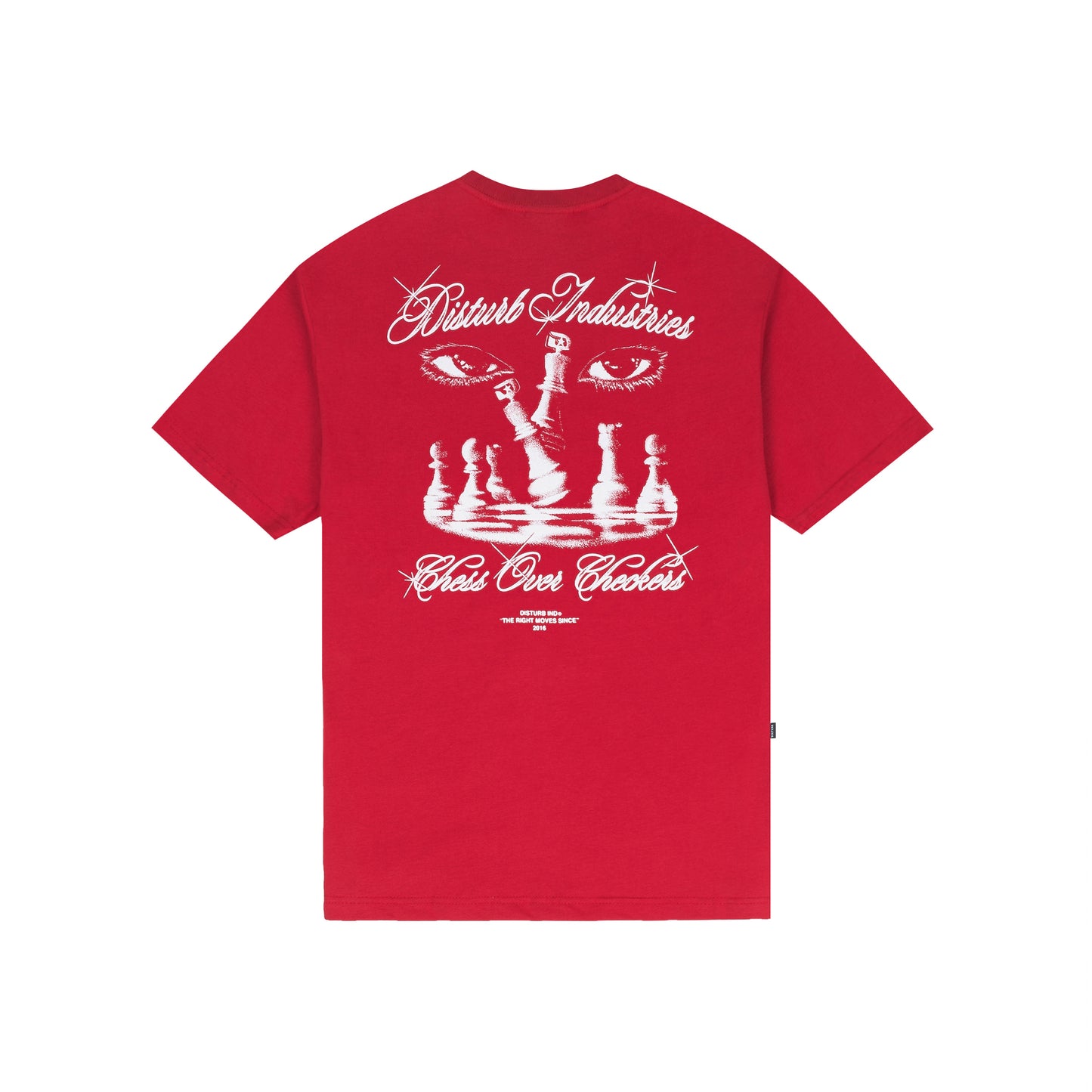 Chess Over Checkers TShirt In Red