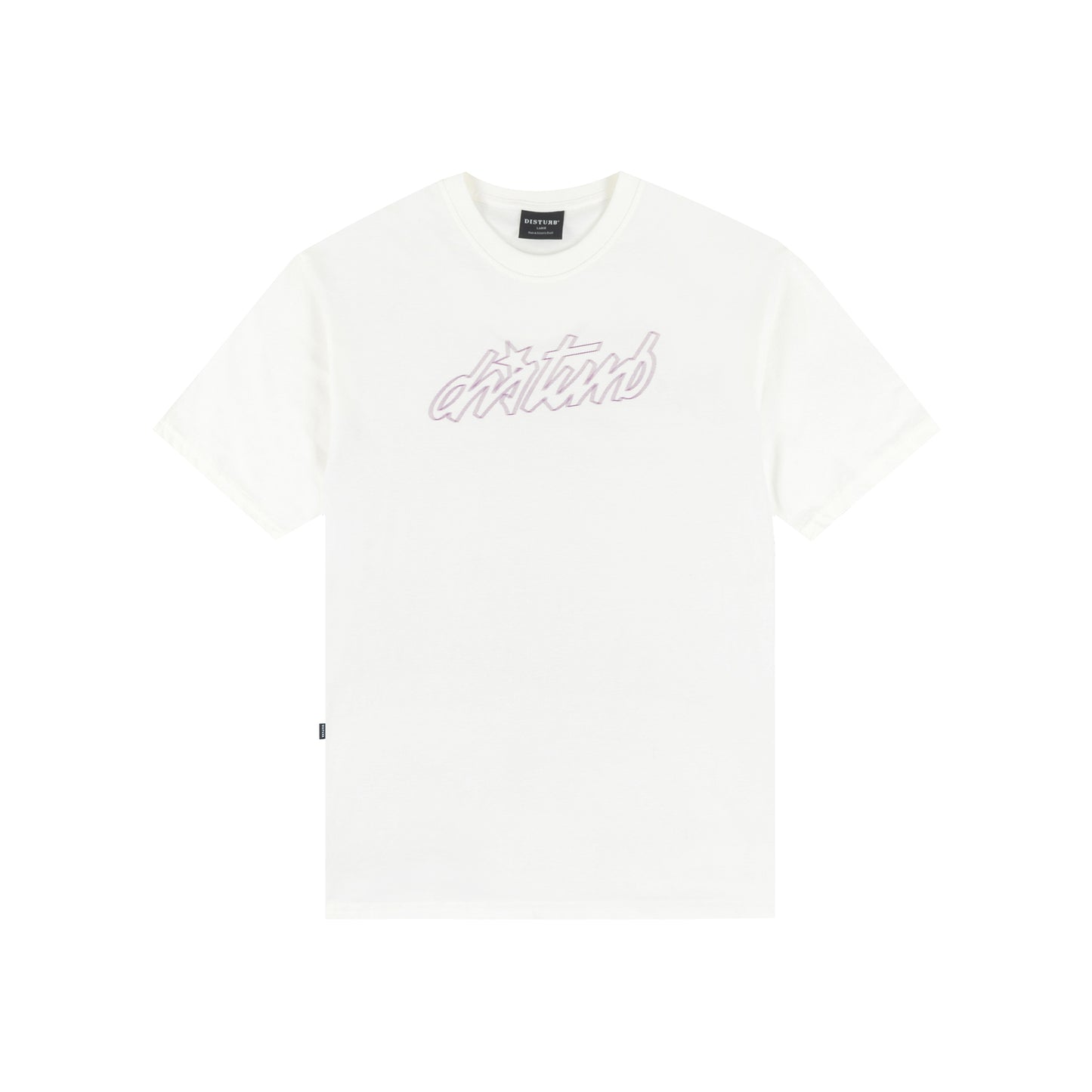 Cursive TShirt In OffWhite