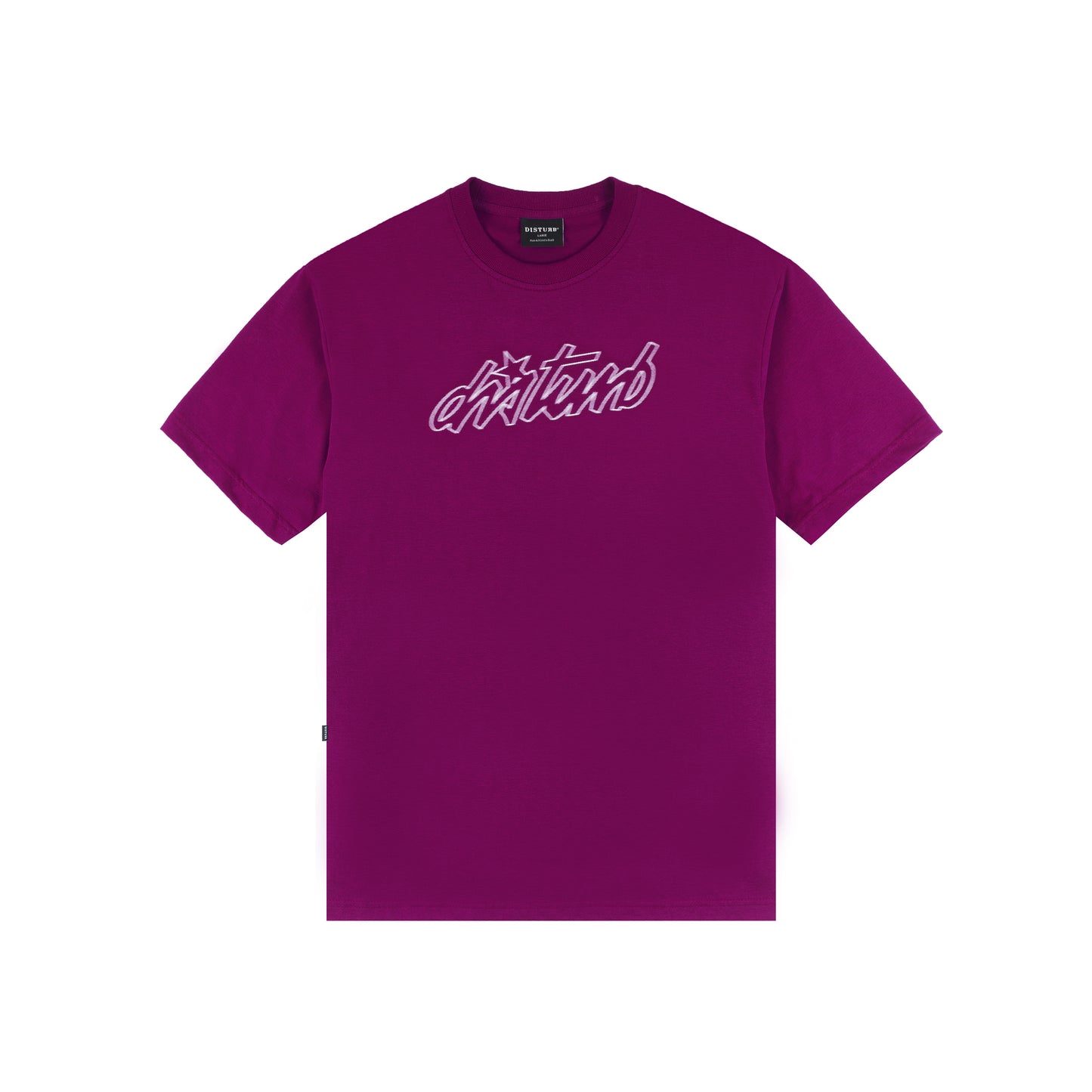 Cursive TShirt In Purple