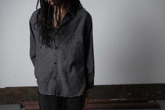 UNF FLANNEL SHIRT  GREY