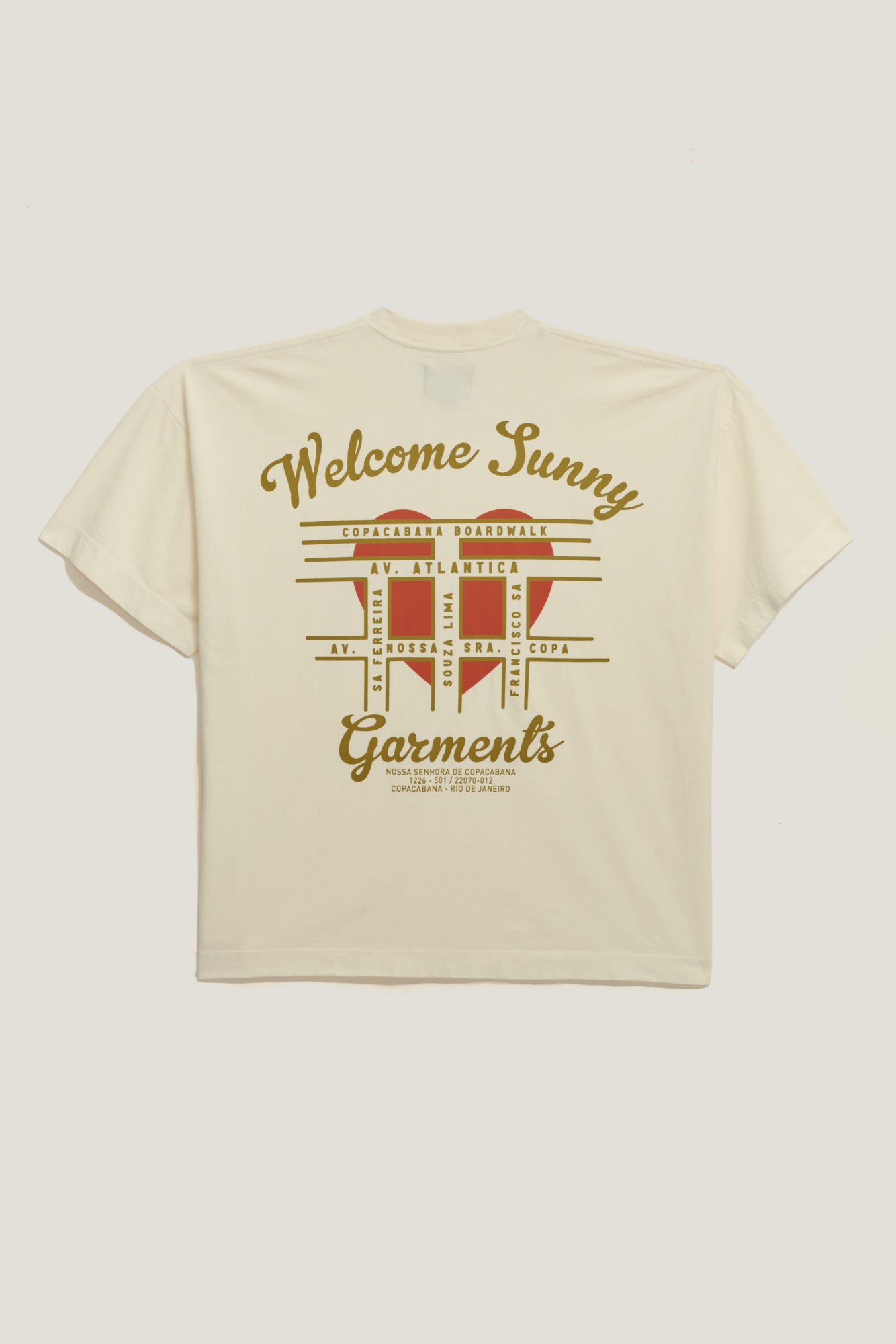 TShirt Boxy Fit Streetview Off White