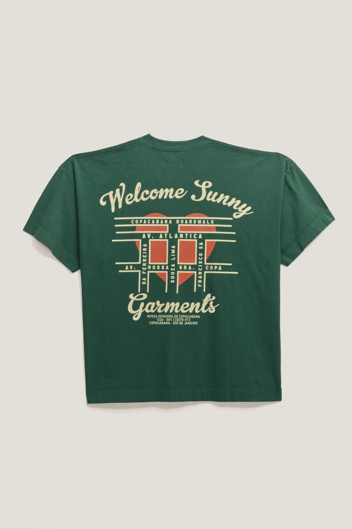 TShirt Boxy Fit Streetview Verde