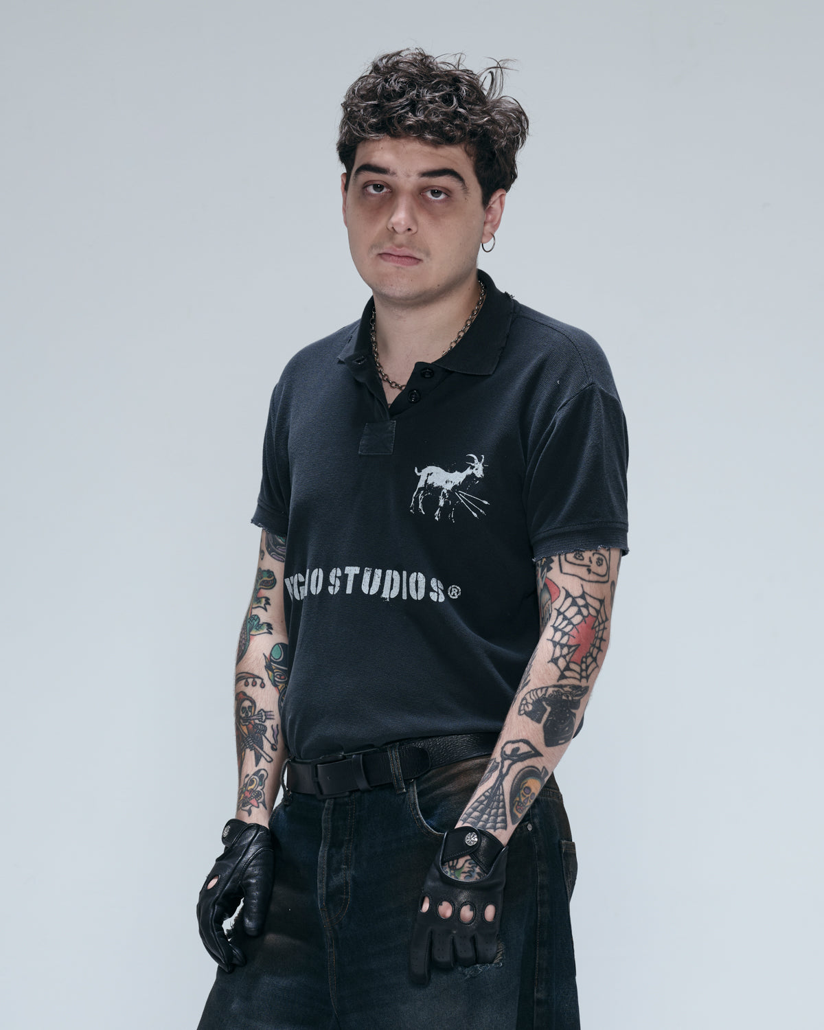 GOAT POLO - FADED BLACK