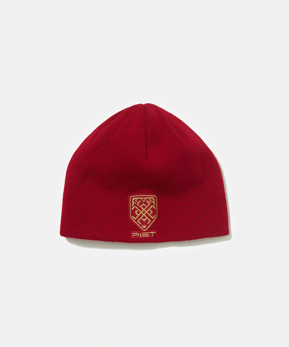 Emblem Beanie - Red