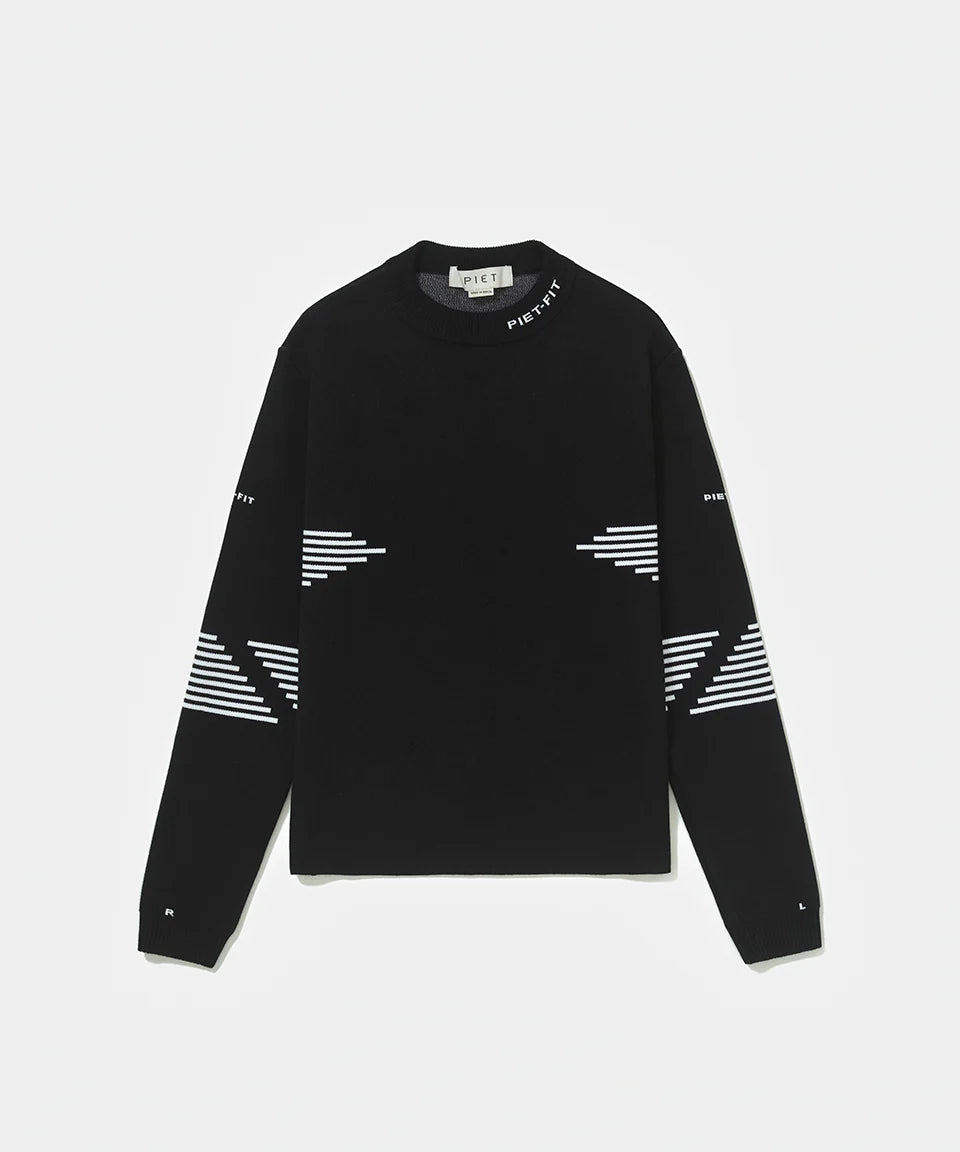 Fitted Long Sleeve Sport Sweater