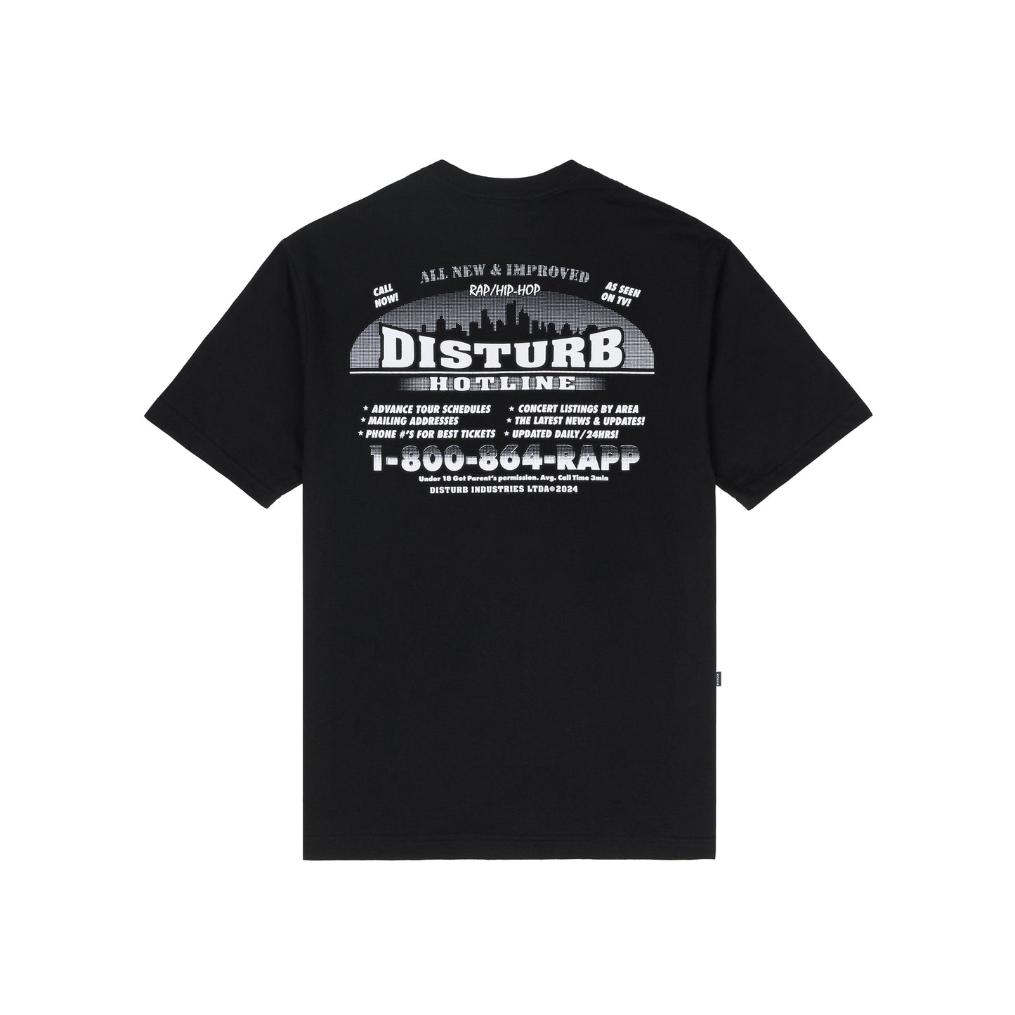 Hotline TShirt In Black