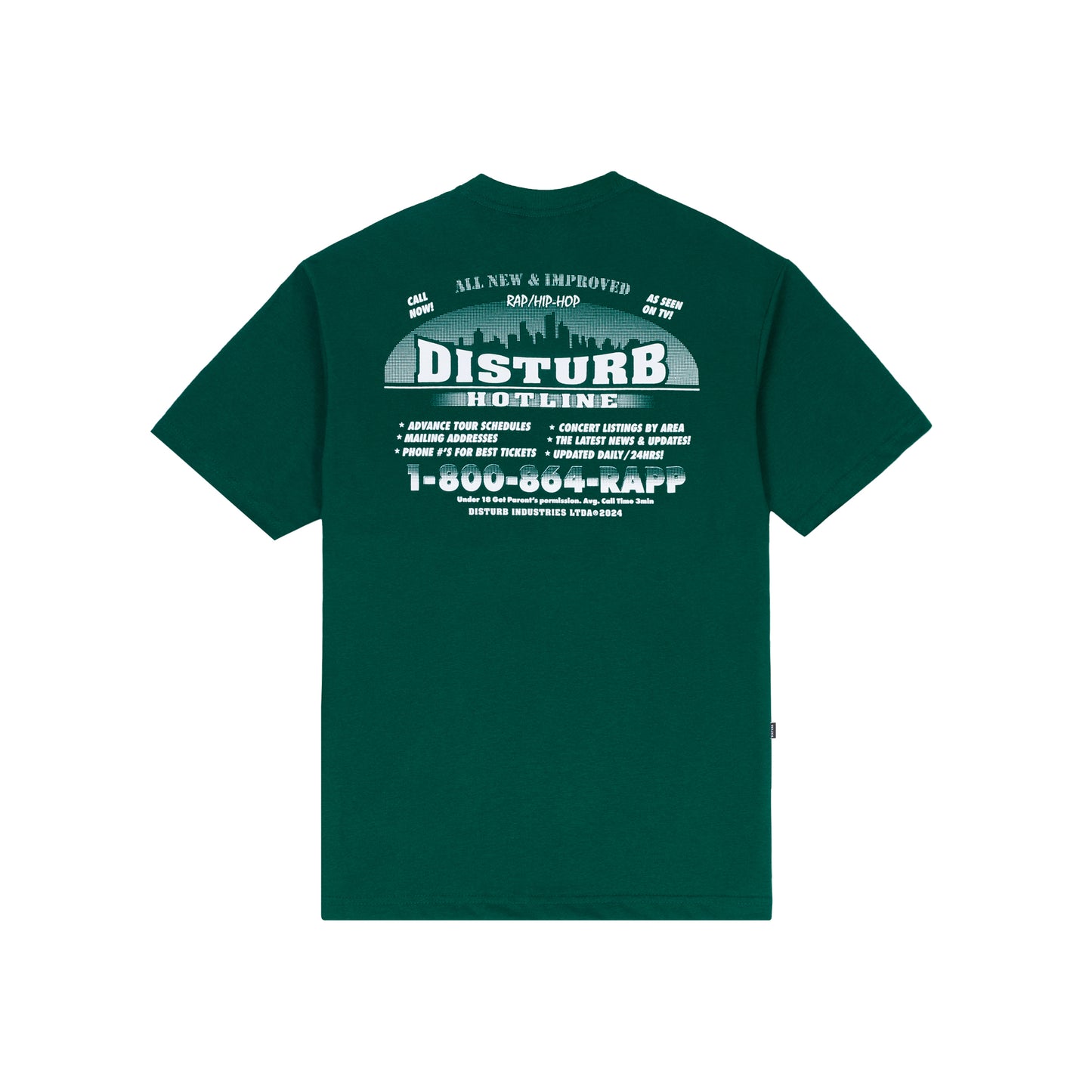 Hotline TShirt In Blue Grewish