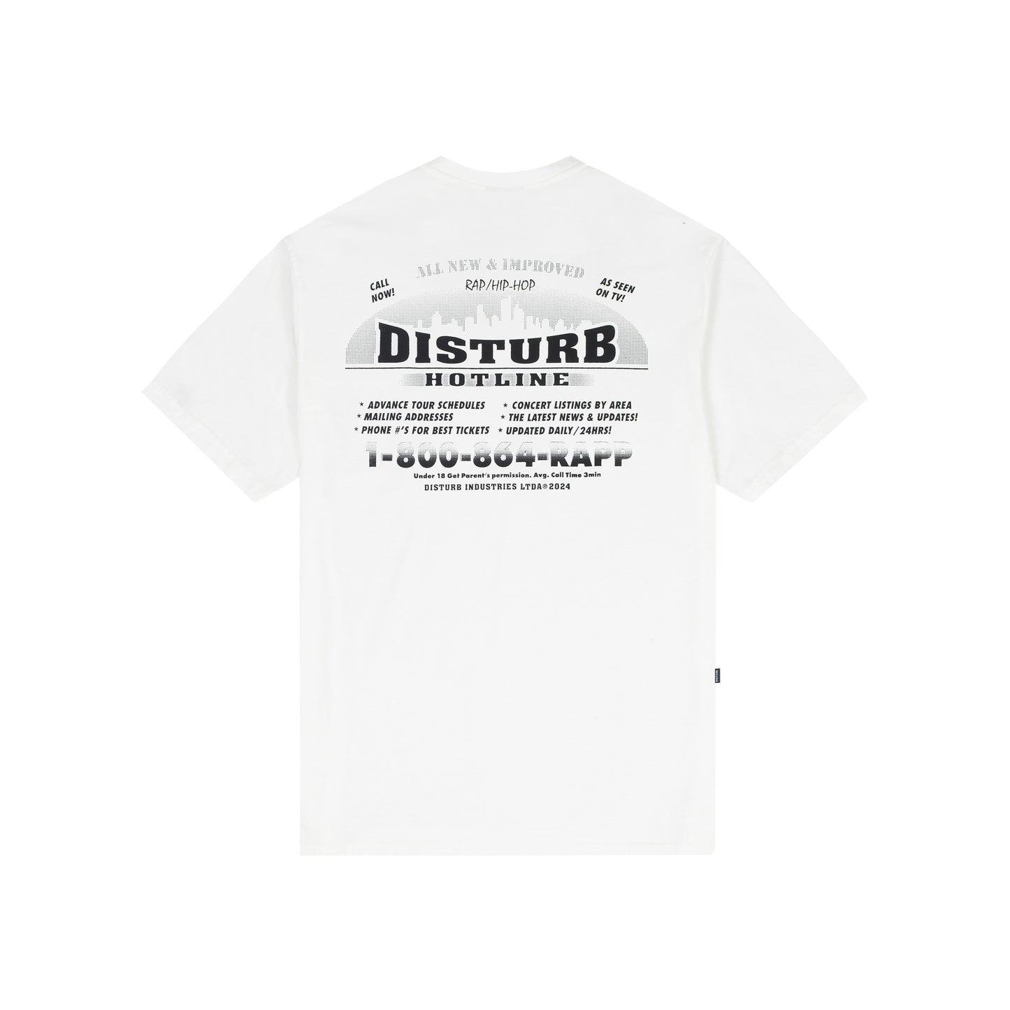 Hotline TShirt In OffWhite