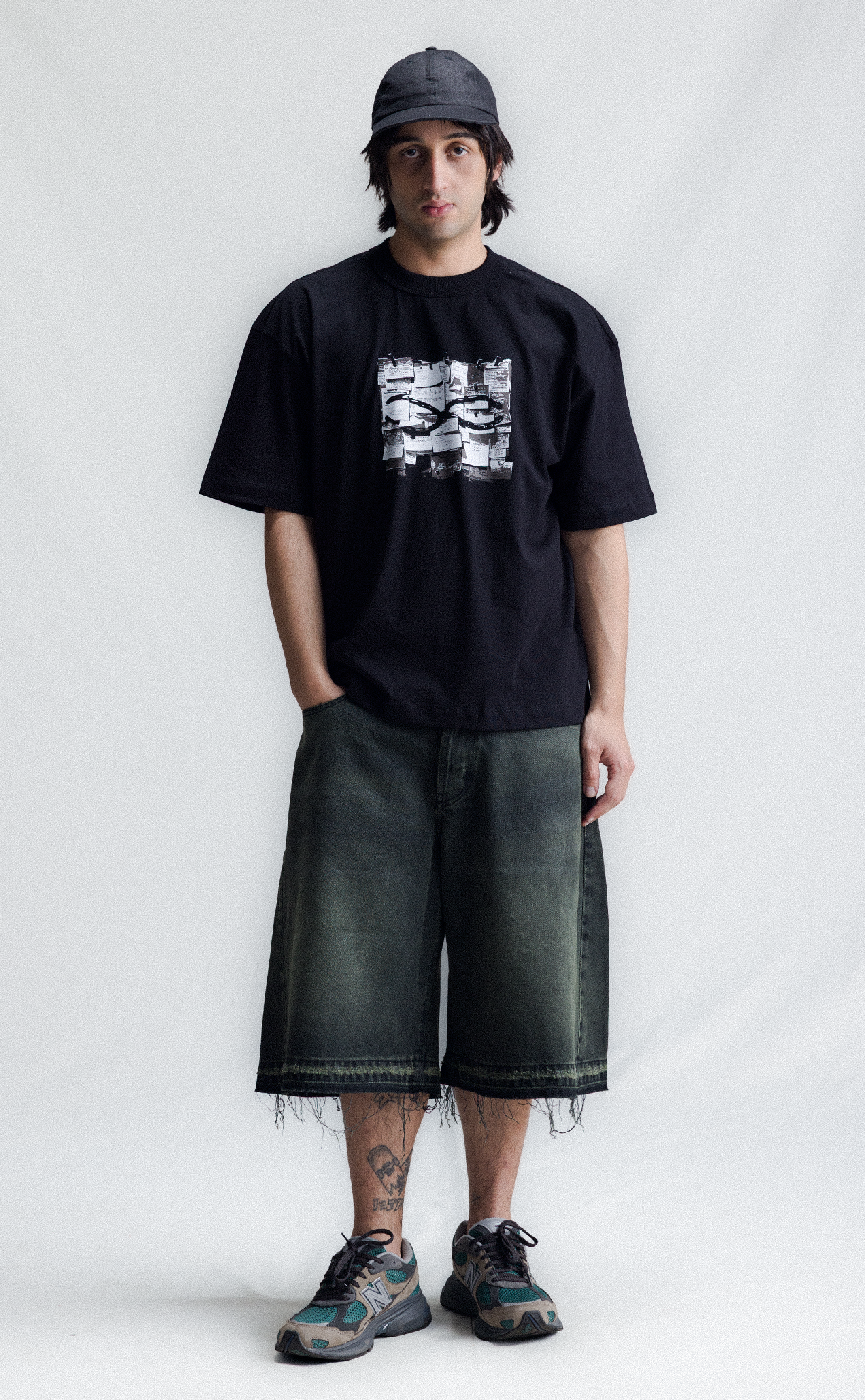 TSHIRT QC NOTES BOXY BLACK