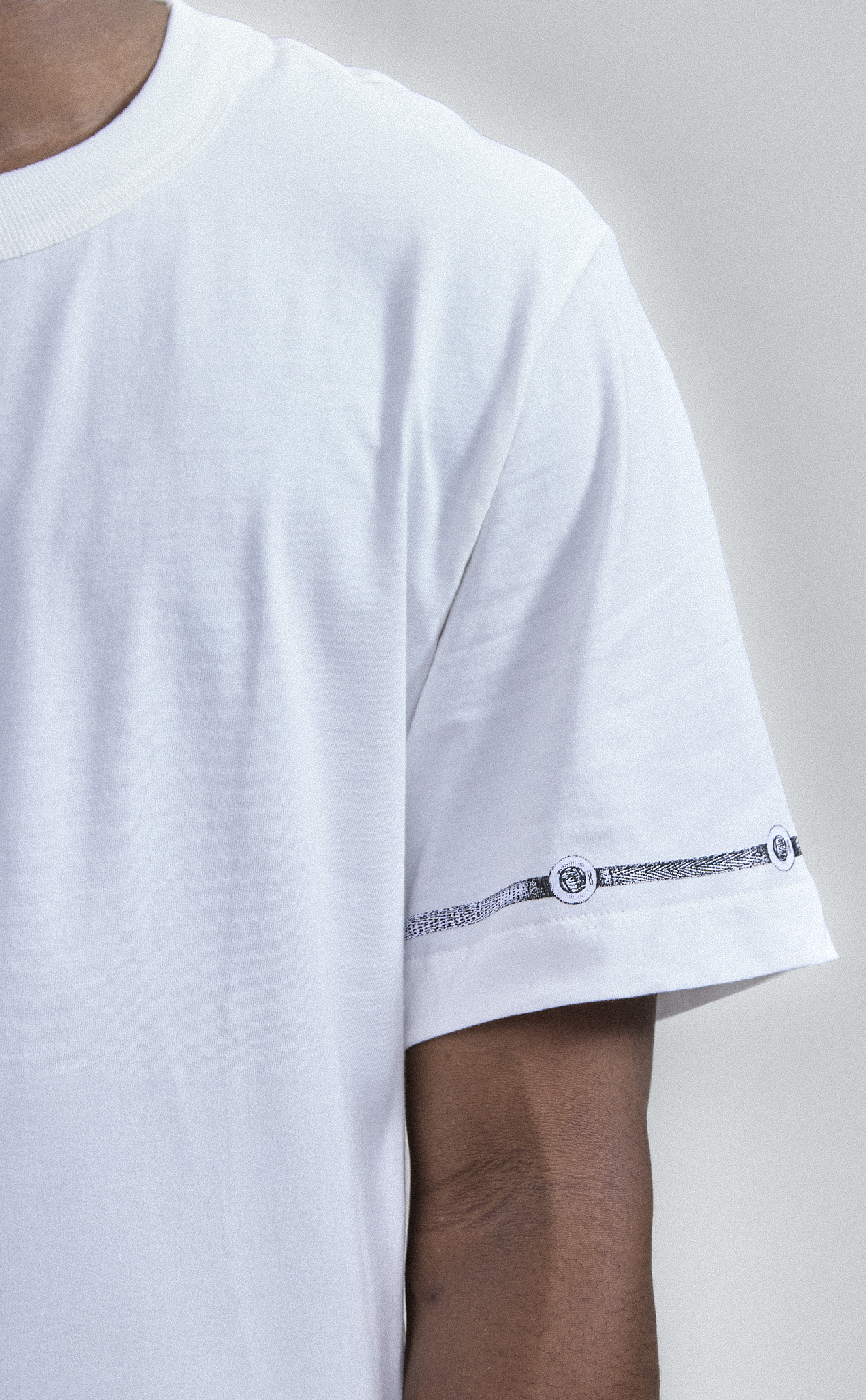 TSHIRT QC BUTTONS REGULAR OFF WHITE