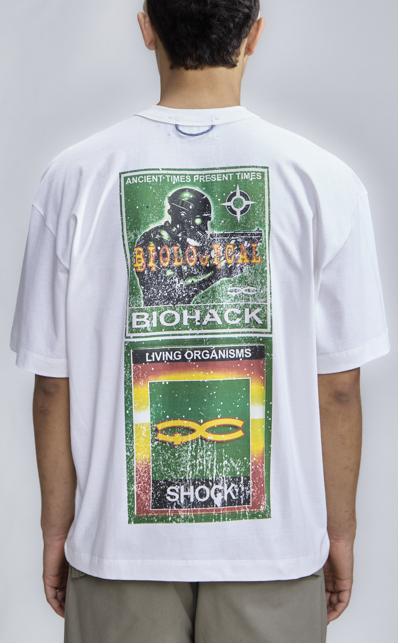 TSHIRT QC BIOHACK BOXY OFF WHITE