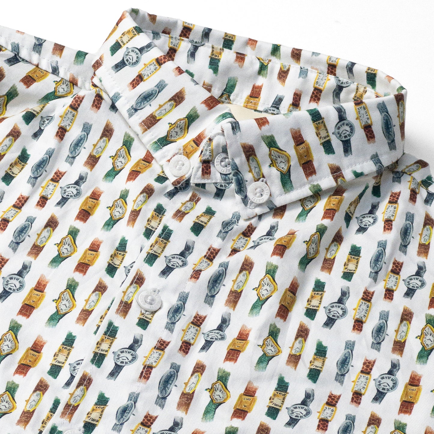 CAMISA DE BOTÂO "RELÓGIOS"