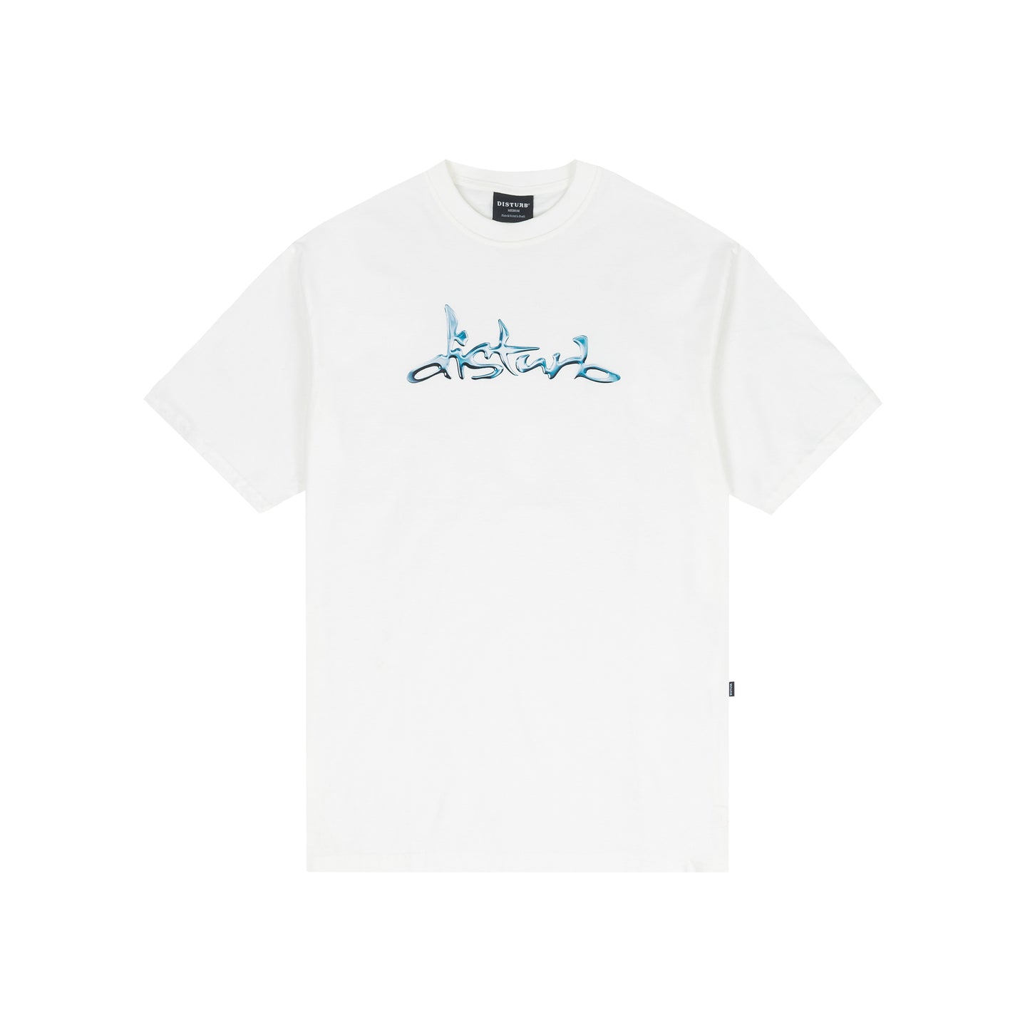 Liquid Chrome TShirt In OffWhite