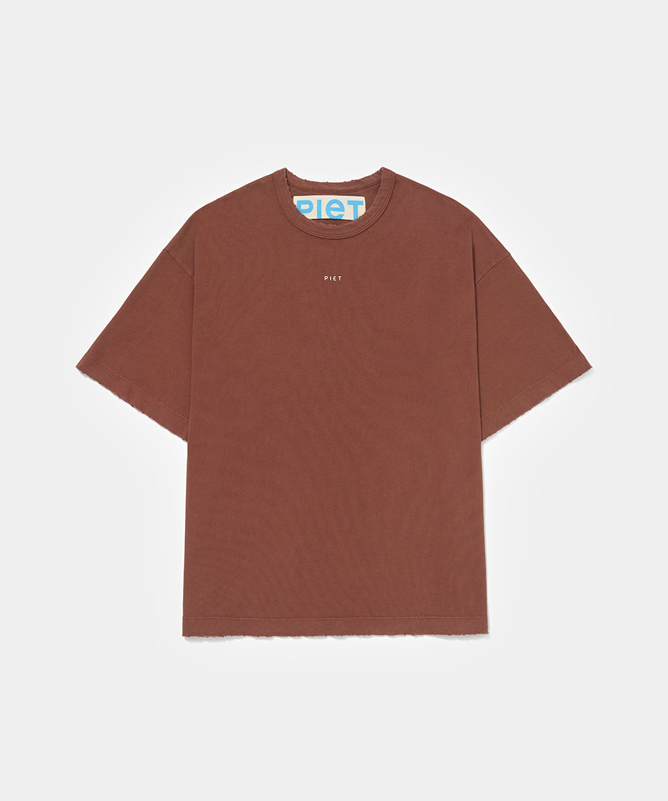 Logo Tshirt Piet Brown