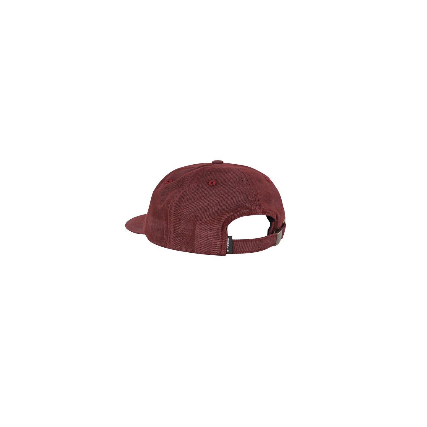 Washed 6-Panel In Burgundy
