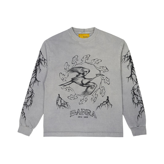 Camisa Manga Longa Ahlma Tribal Estonada Grafite