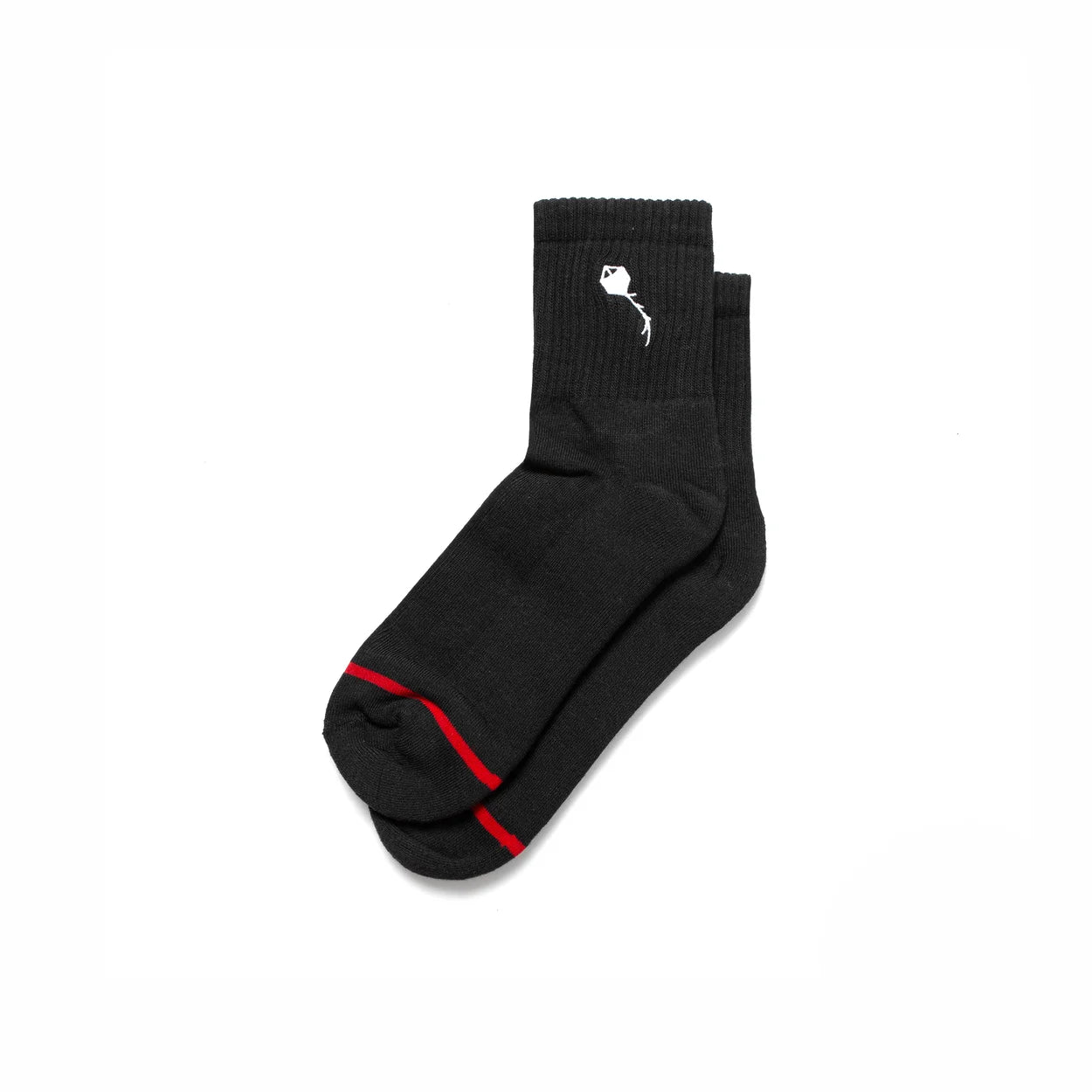 RIBBED SOCKS "PIPA" BLACK
