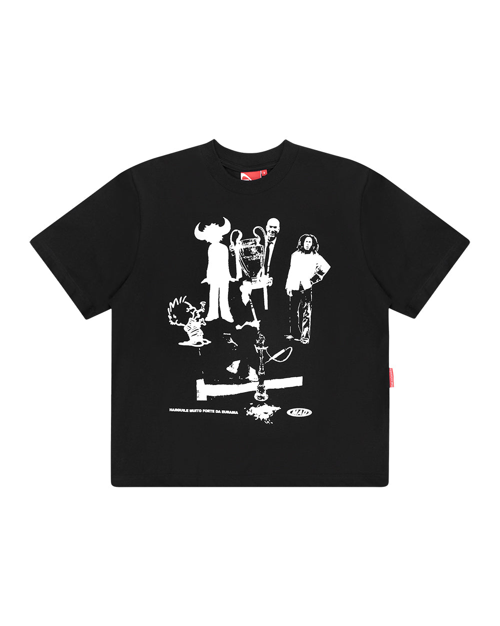 CAMISETA NARGUILE MUITO FORTE DA EURASIA PRETA