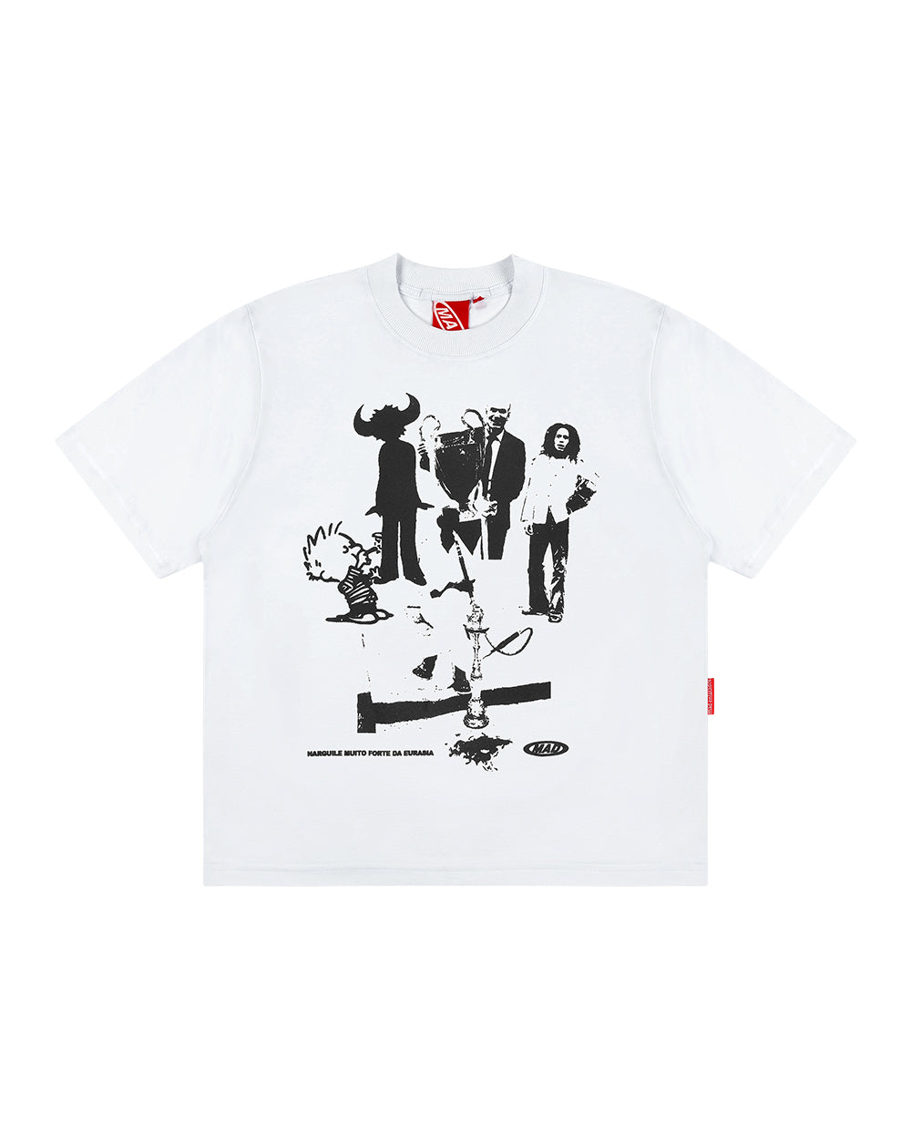 CAMISETA NARGUILE MUITO FORTE DA EURASIA OFF WHITE